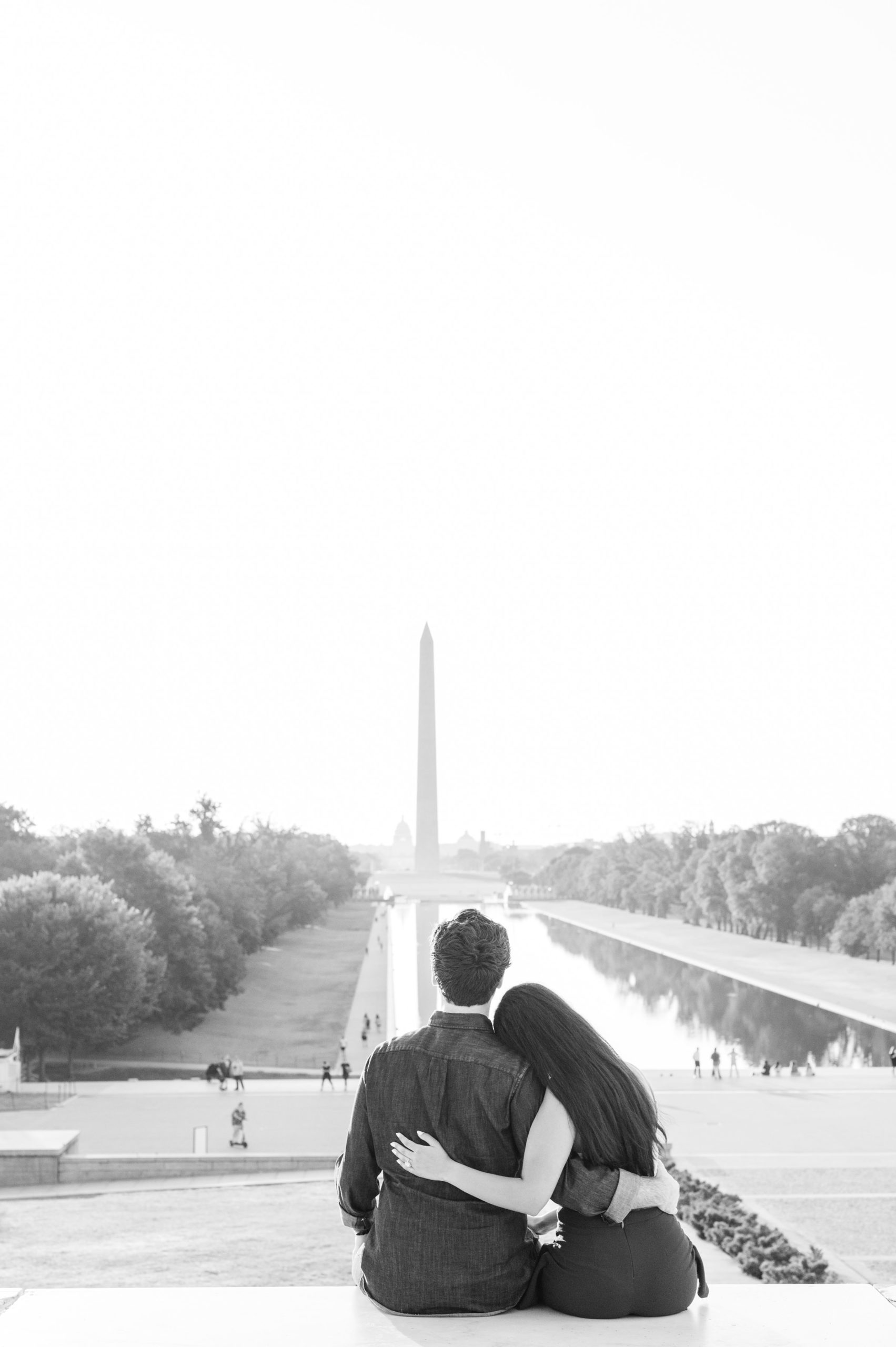 With iconic views and a couple this sweet, Lincoln Memorial surprise proposals are always a sweet idea! This proposal was the sweetest surprise photographed by Baltimore proposal photographer, Cait Kramer.