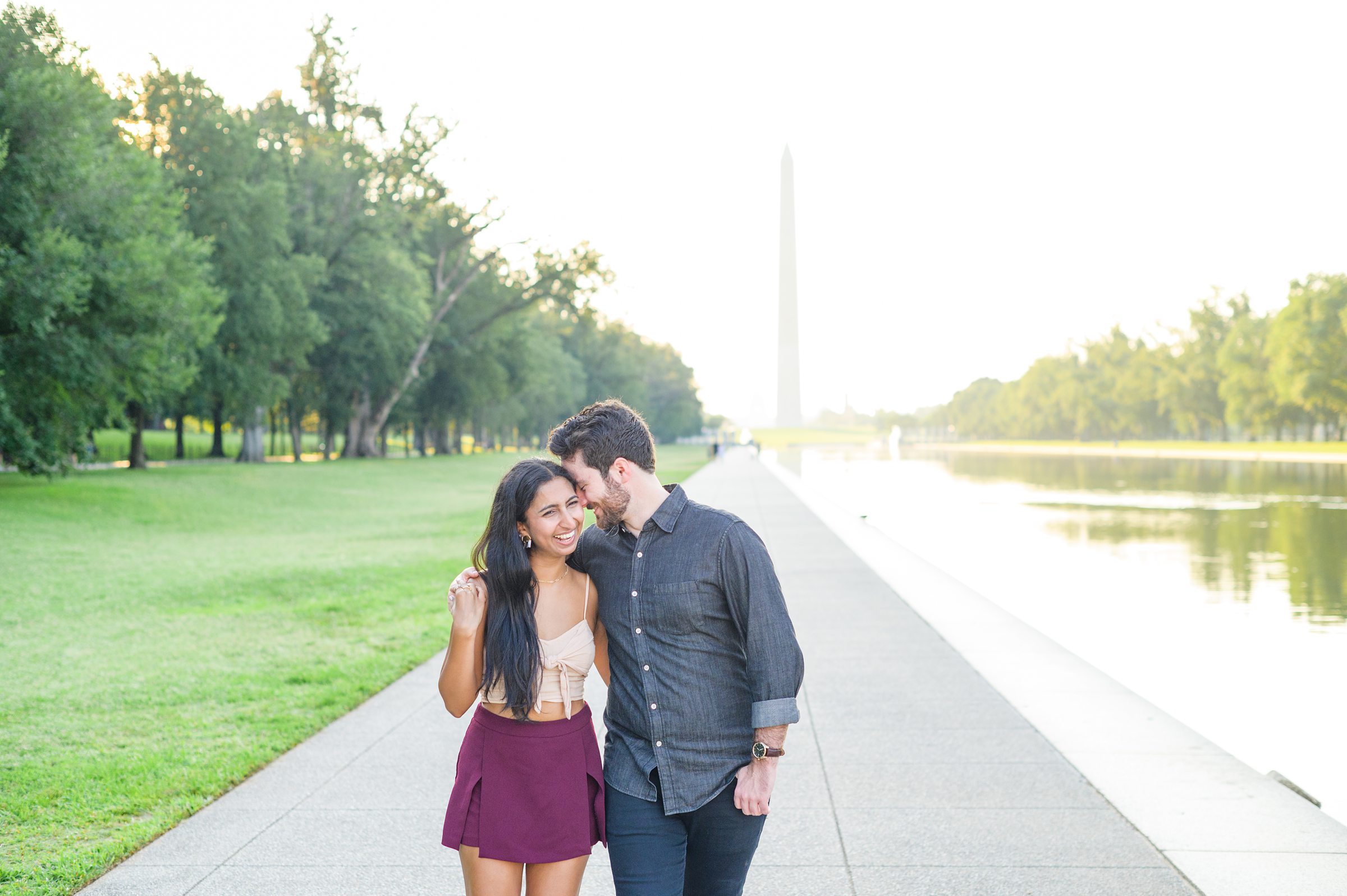 With iconic views and a couple this sweet, Lincoln Memorial surprise proposals are always a sweet idea! This proposal was the sweetest surprise photographed by Baltimore proposal photographer, Cait Kramer.