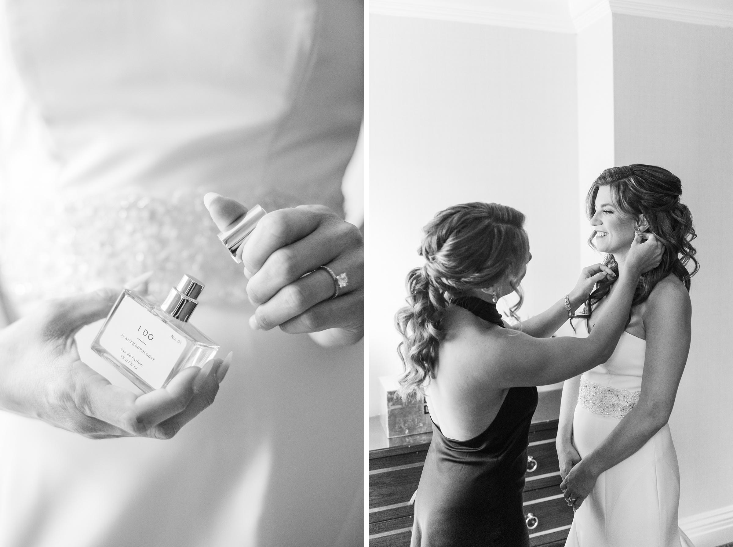 Burgundy and white Fall wedding day portraits and details featuring Mayflower Hotel DC wedding photos photographed by Baltimore wedding photographer Cait Kramer Photography