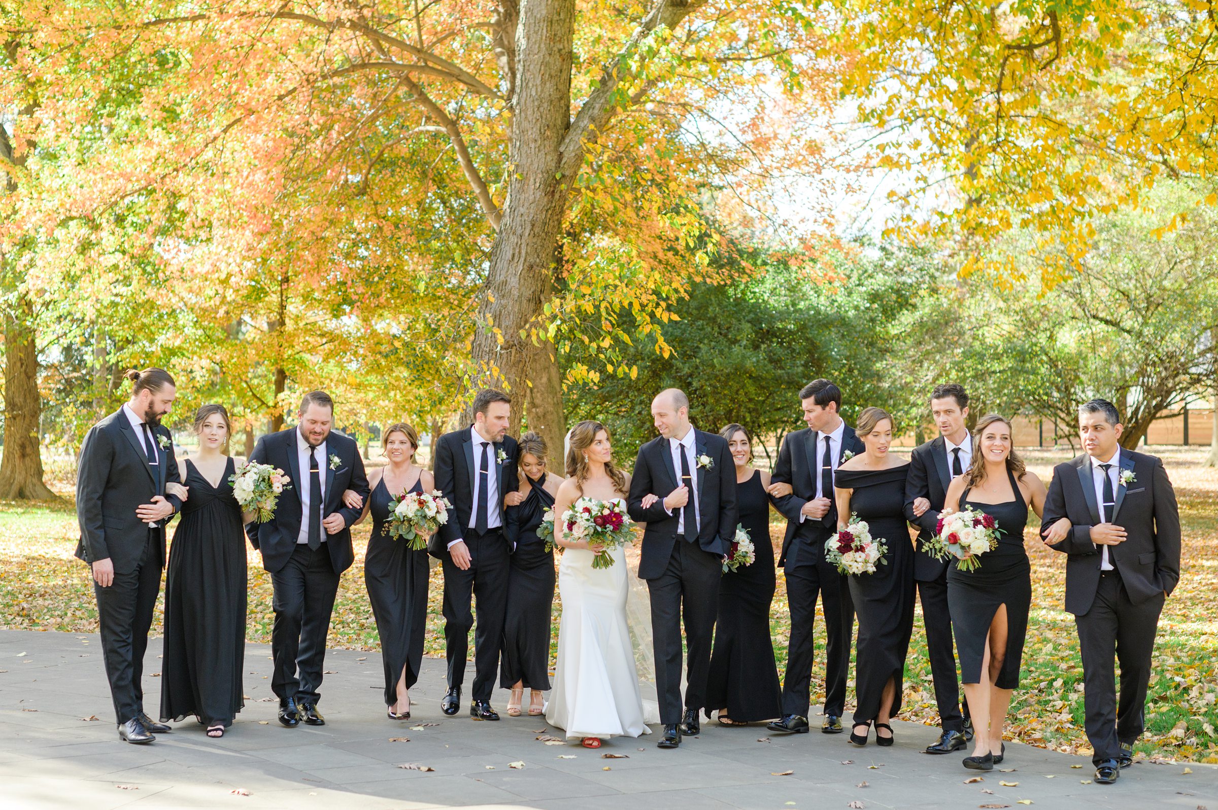 Burgundy and white Fall wedding day portraits and details featuring Mayflower Hotel DC wedding photos photographed by Baltimore wedding photographer Cait Kramer Photography