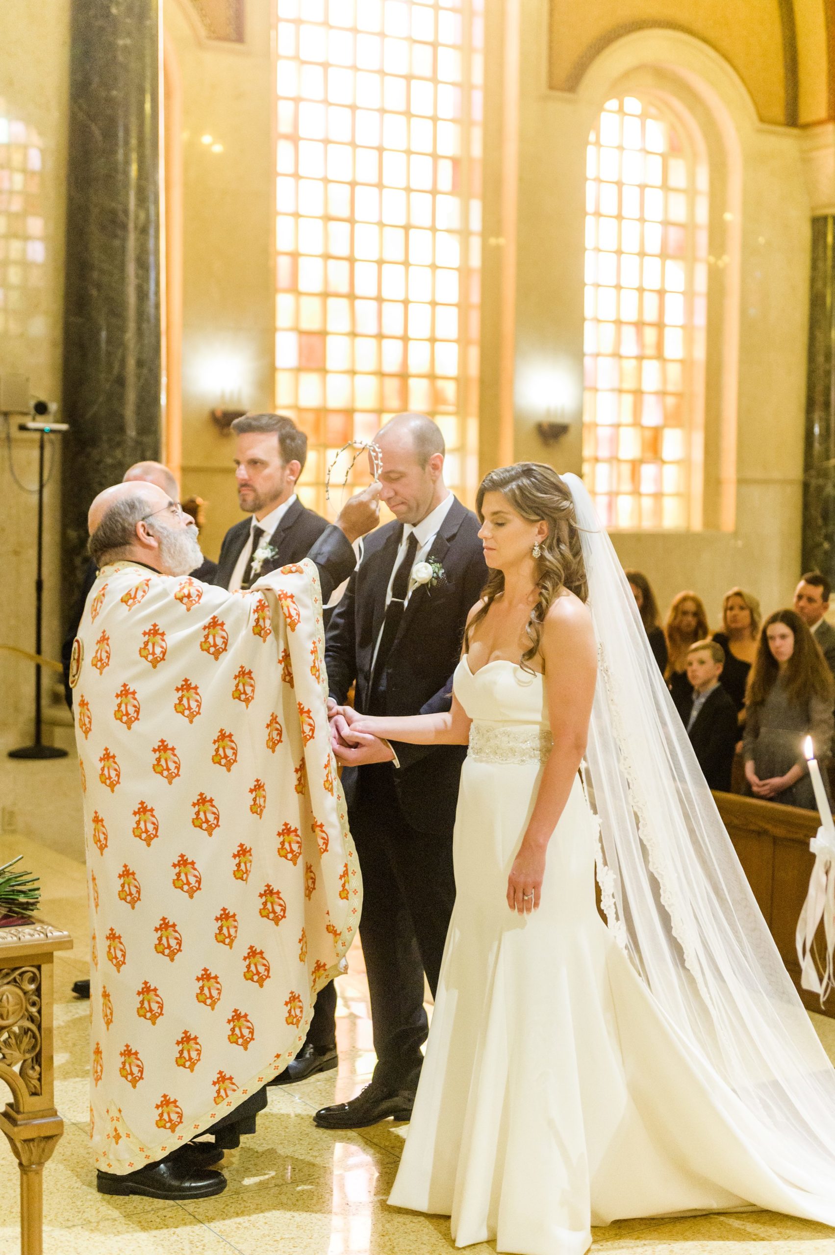 Burgundy and white Fall wedding day portraits and details featuring Mayflower Hotel DC wedding photos photographed by Baltimore wedding photographer Cait Kramer Photography