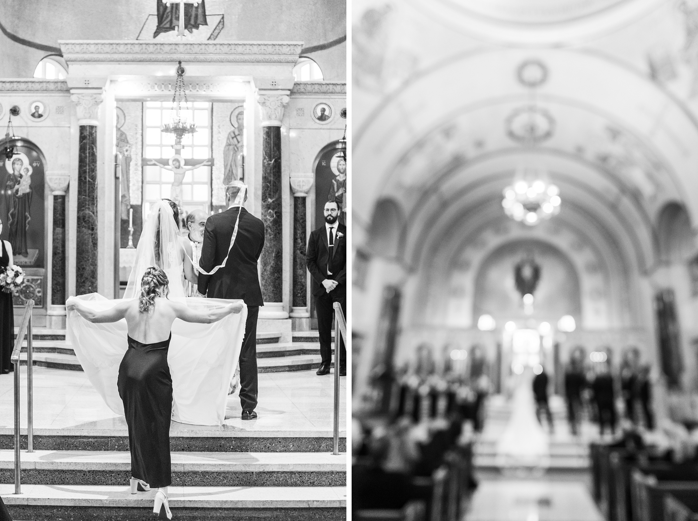 Burgundy and white Fall wedding day portraits and details featuring Mayflower Hotel DC wedding photos photographed by Baltimore wedding photographer Cait Kramer Photography