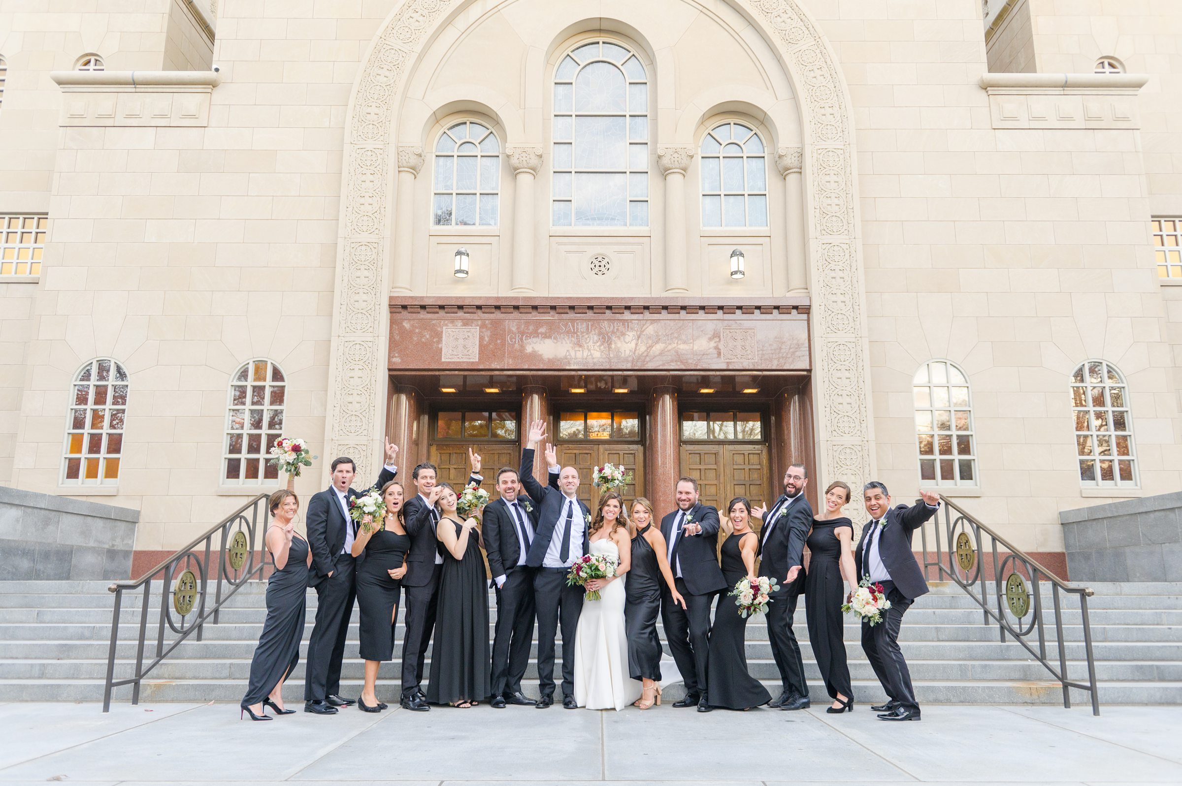 Burgundy and white Fall wedding day portraits and details featuring Mayflower Hotel DC wedding photos photographed by Baltimore wedding photographer Cait Kramer Photography