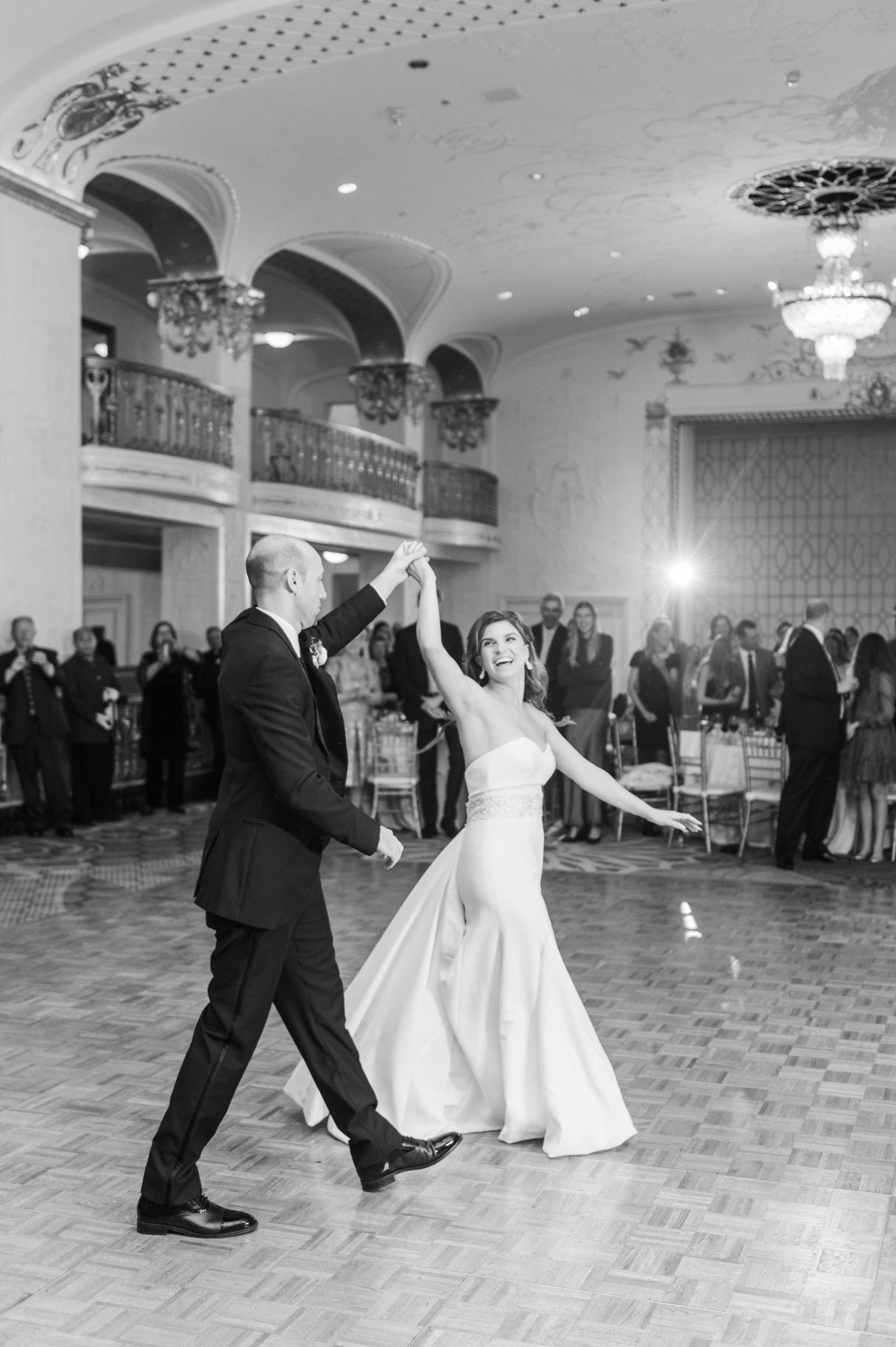 Burgundy and white Fall wedding day portraits and details featuring Mayflower Hotel DC wedding photos photographed by Baltimore wedding photographer Cait Kramer Photography