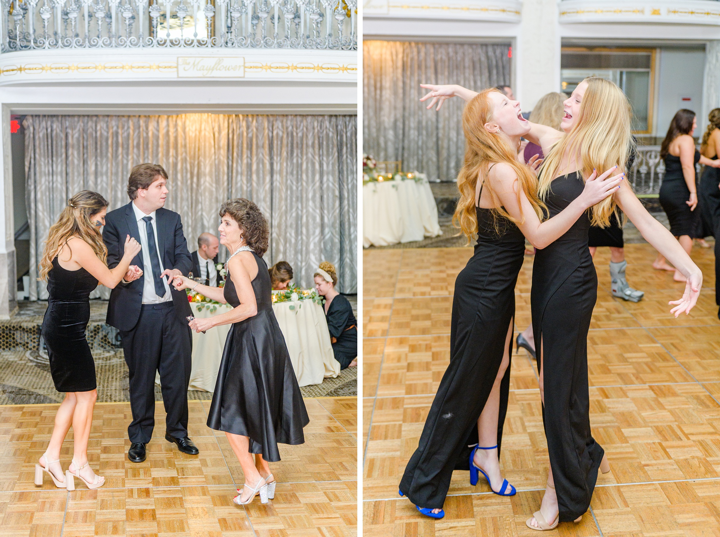 Burgundy and white Fall wedding day portraits and details featuring Mayflower Hotel DC wedding photos photographed by Baltimore wedding photographer Cait Kramer Photography