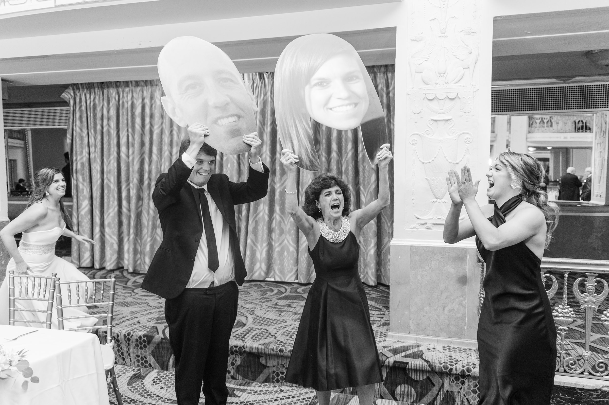 Burgundy and white Fall wedding day portraits and details featuring Mayflower Hotel DC wedding photos photographed by Baltimore wedding photographer Cait Kramer Photography