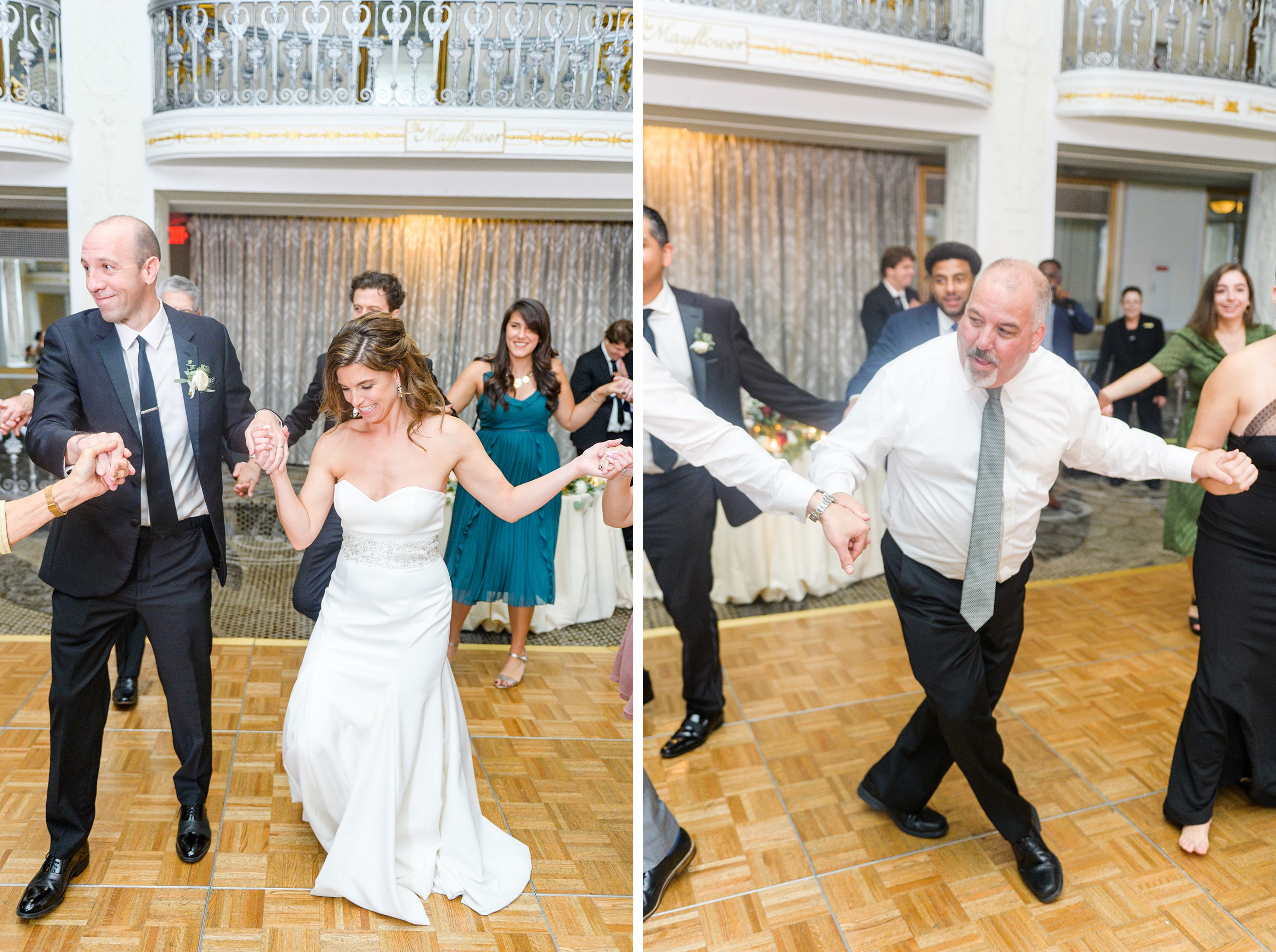 Burgundy and white Fall wedding day portraits and details featuring Mayflower Hotel DC wedding photos photographed by Baltimore wedding photographer Cait Kramer Photography