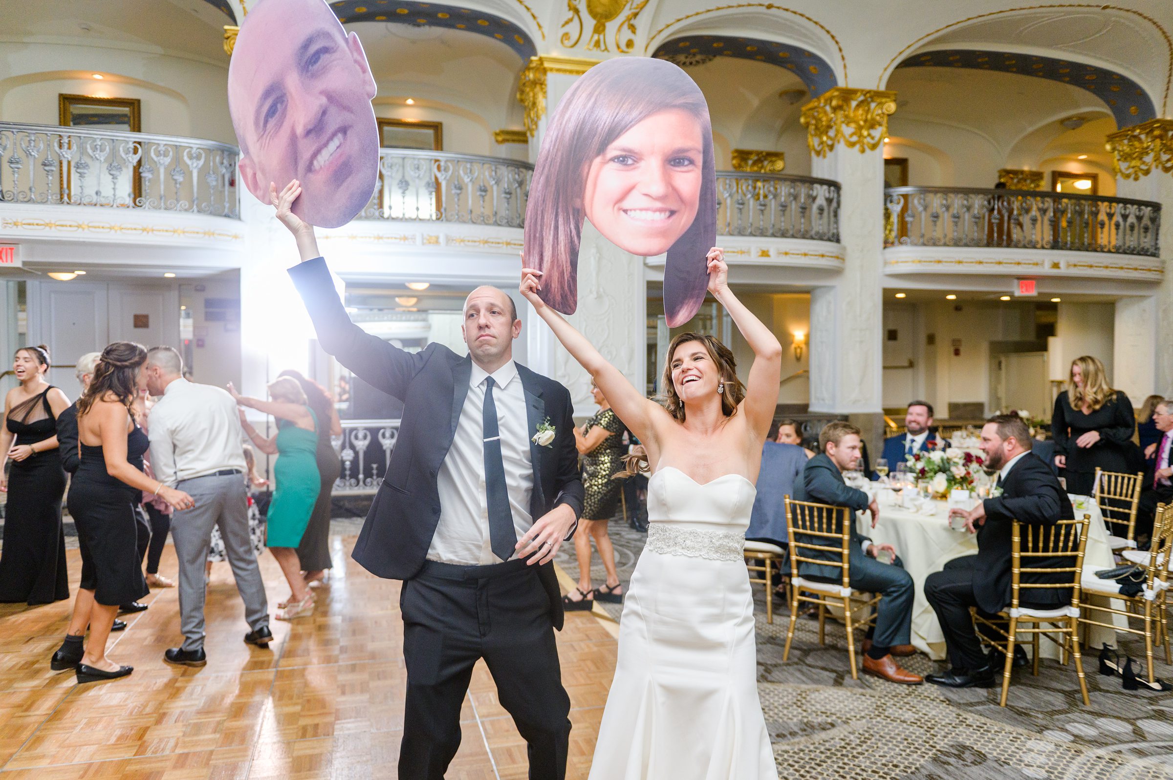 Burgundy and white Fall wedding day portraits and details featuring Mayflower Hotel DC wedding photos photographed by Baltimore wedding photographer Cait Kramer Photography