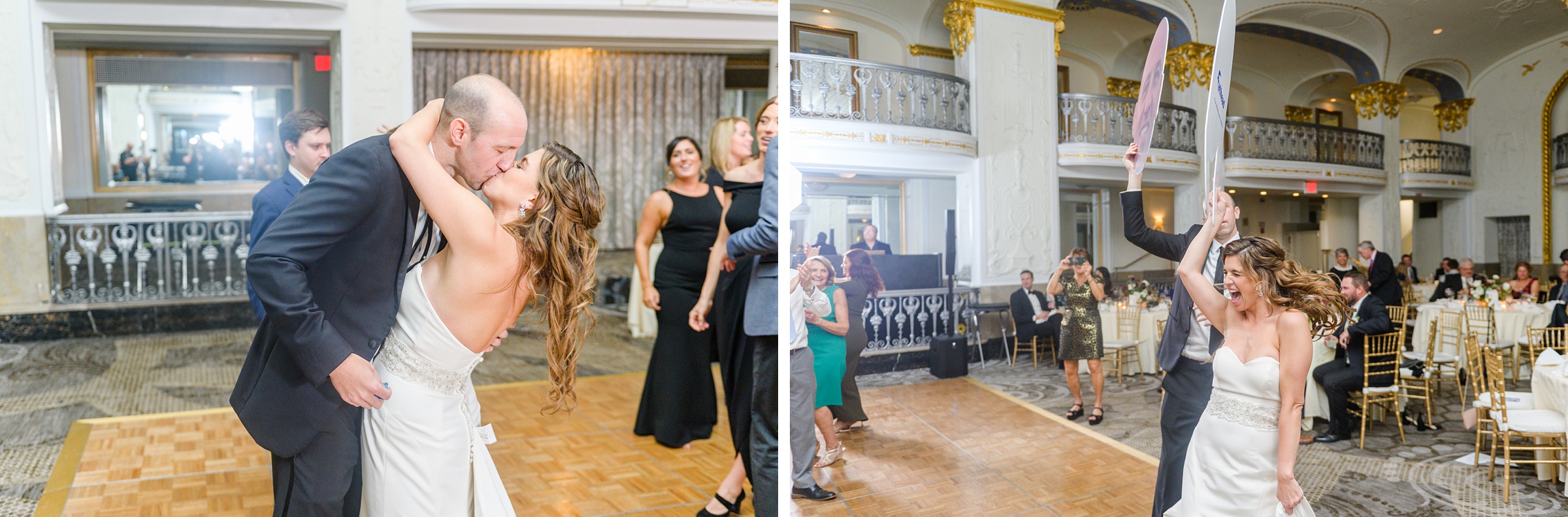 Burgundy and white Fall wedding day portraits and details featuring Mayflower Hotel DC wedding photos photographed by Baltimore wedding photographer Cait Kramer Photography