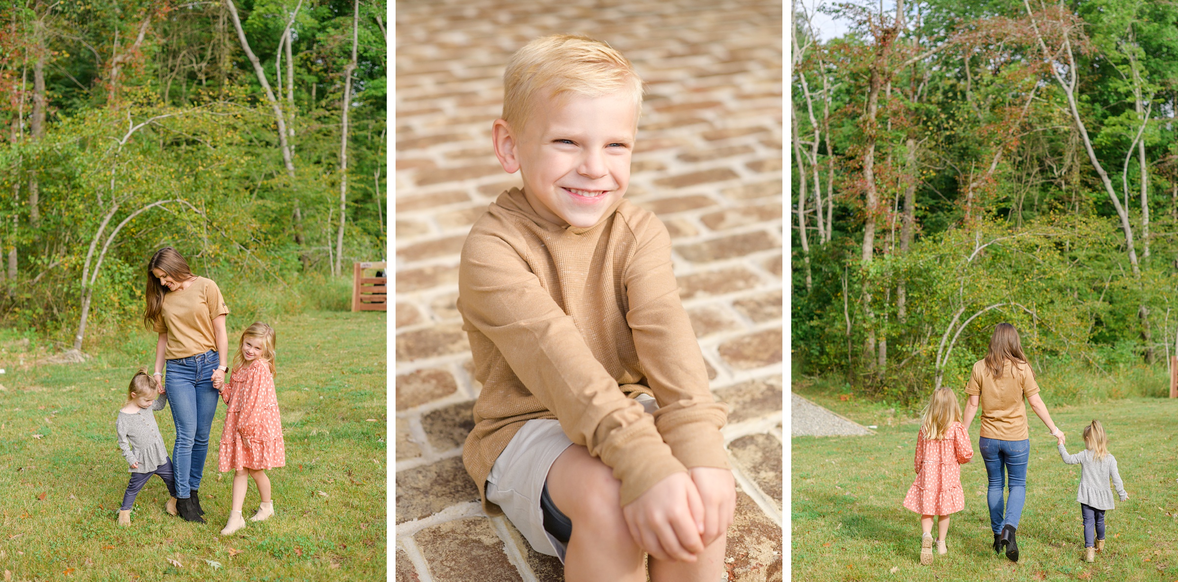 Stacey Caito, Chantilly Realtor, smiles with her family during her brand session photographed by Virginia brand photographer, Cait Kramer Photography