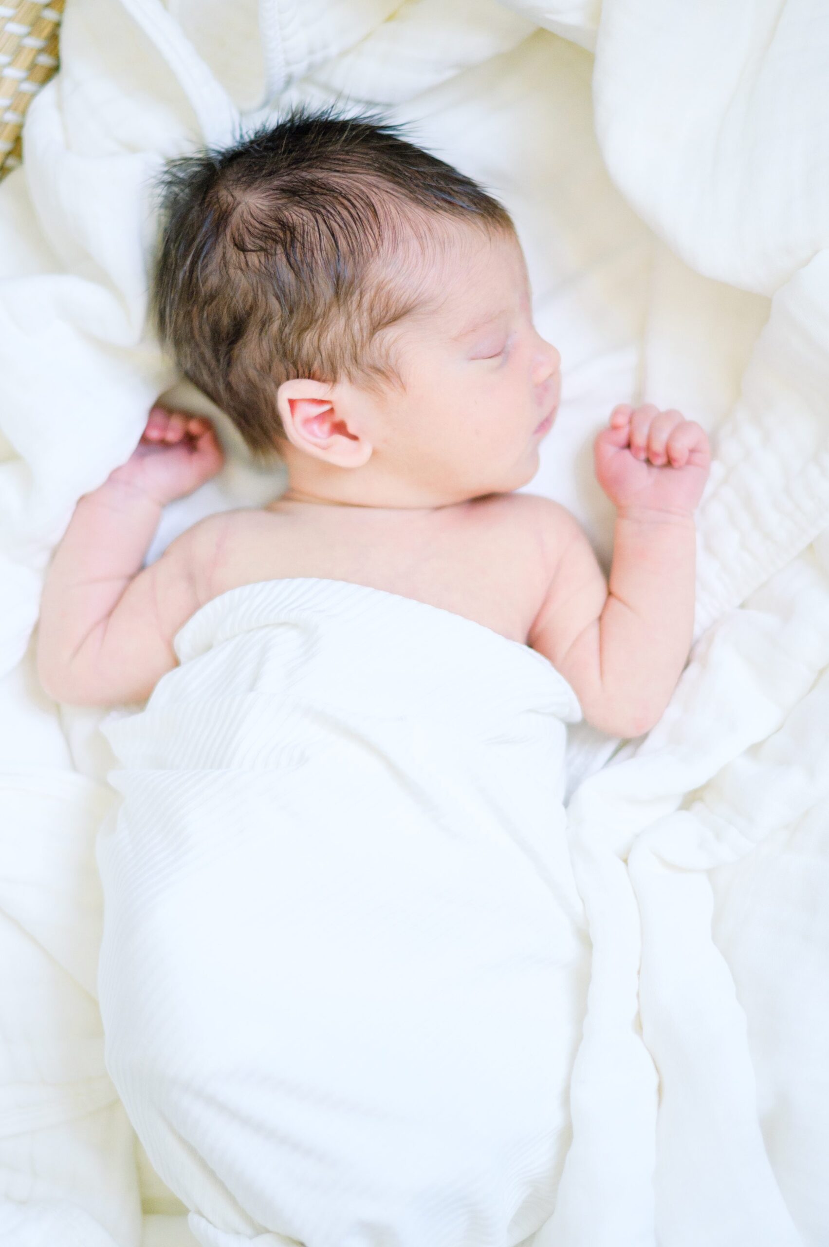 In-home newborn session photographed by Baltimore Photographer Cait Kramer