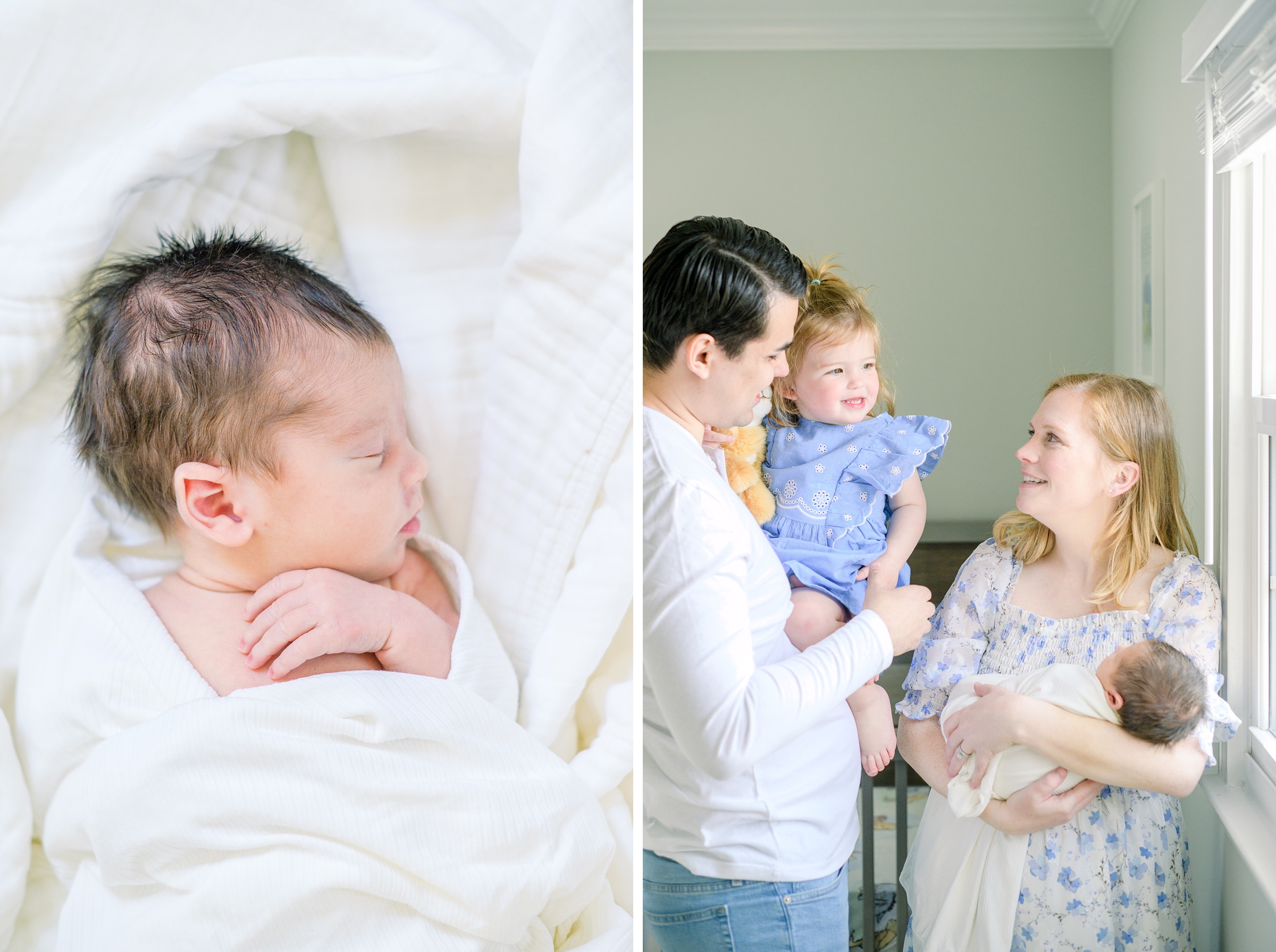 In-home family session photographed by Baltimore Photographer Cait Kramer