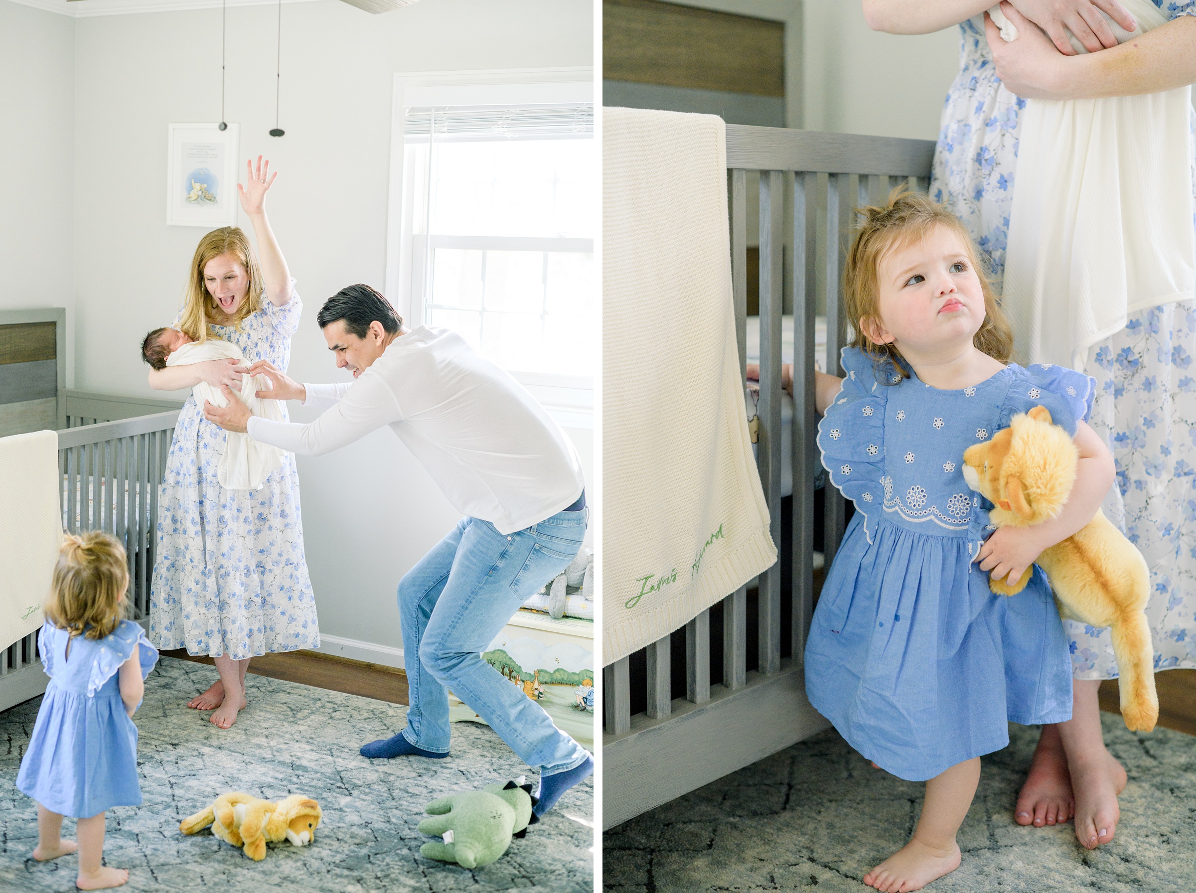In-home newborn session photographed by Baltimore Photographer Cait Kramer