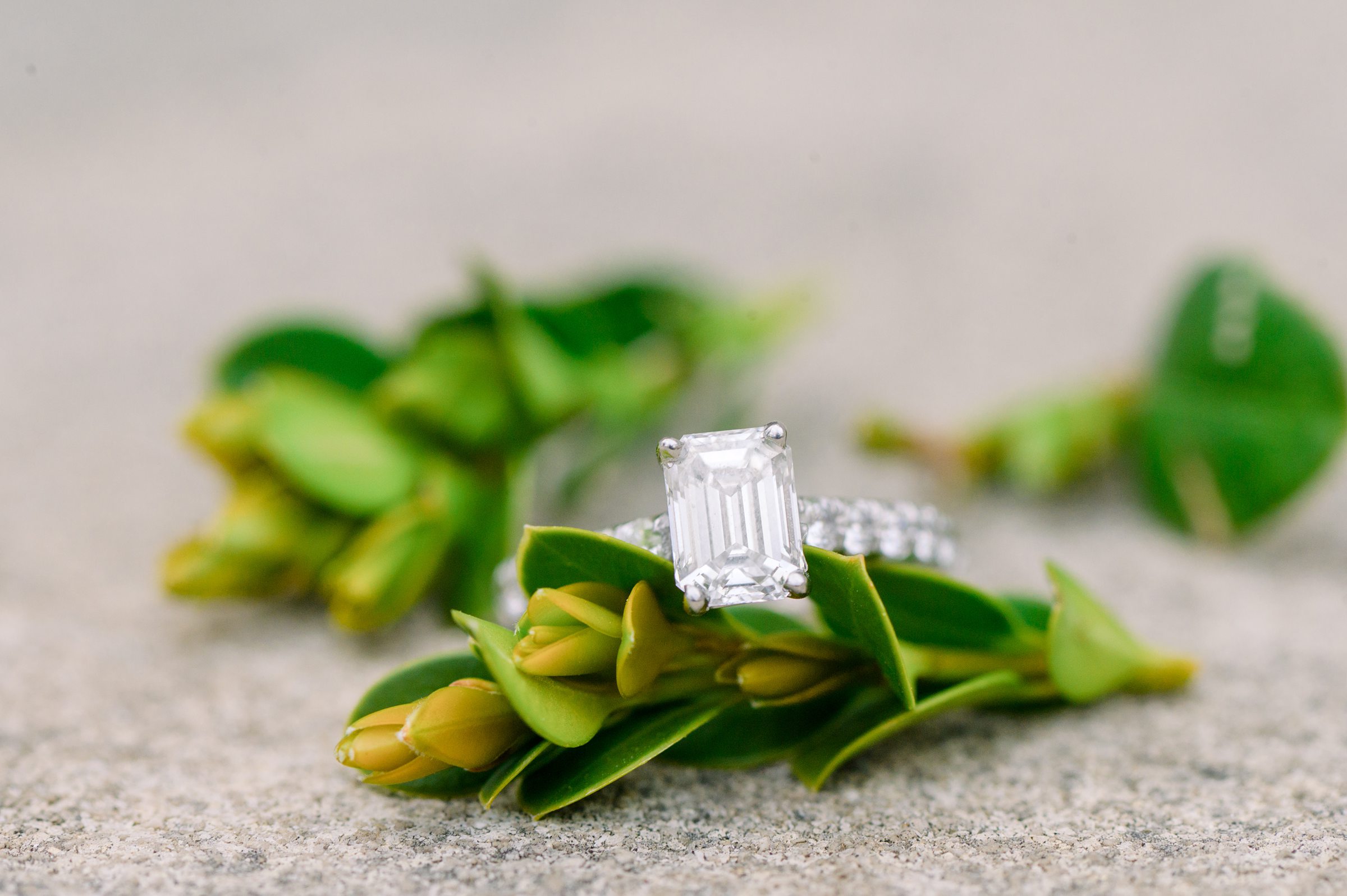 Engaged couple at Liriodendron Mansion in Bel Air, Maryland for their engagement session photographed by Baltimore Wedding Photographer Cait Kramer Photography