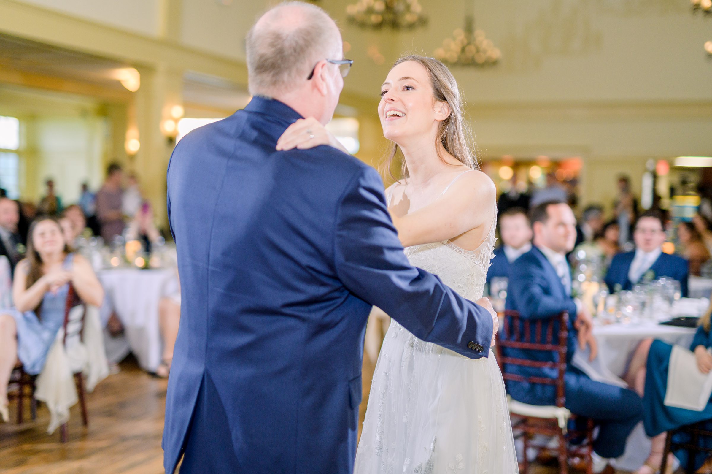 Light Blue Spring wedding day at Catoctin Hall at Musket Ridge Photographed by Baltimore Wedding Photographer Cait Kramer Photography