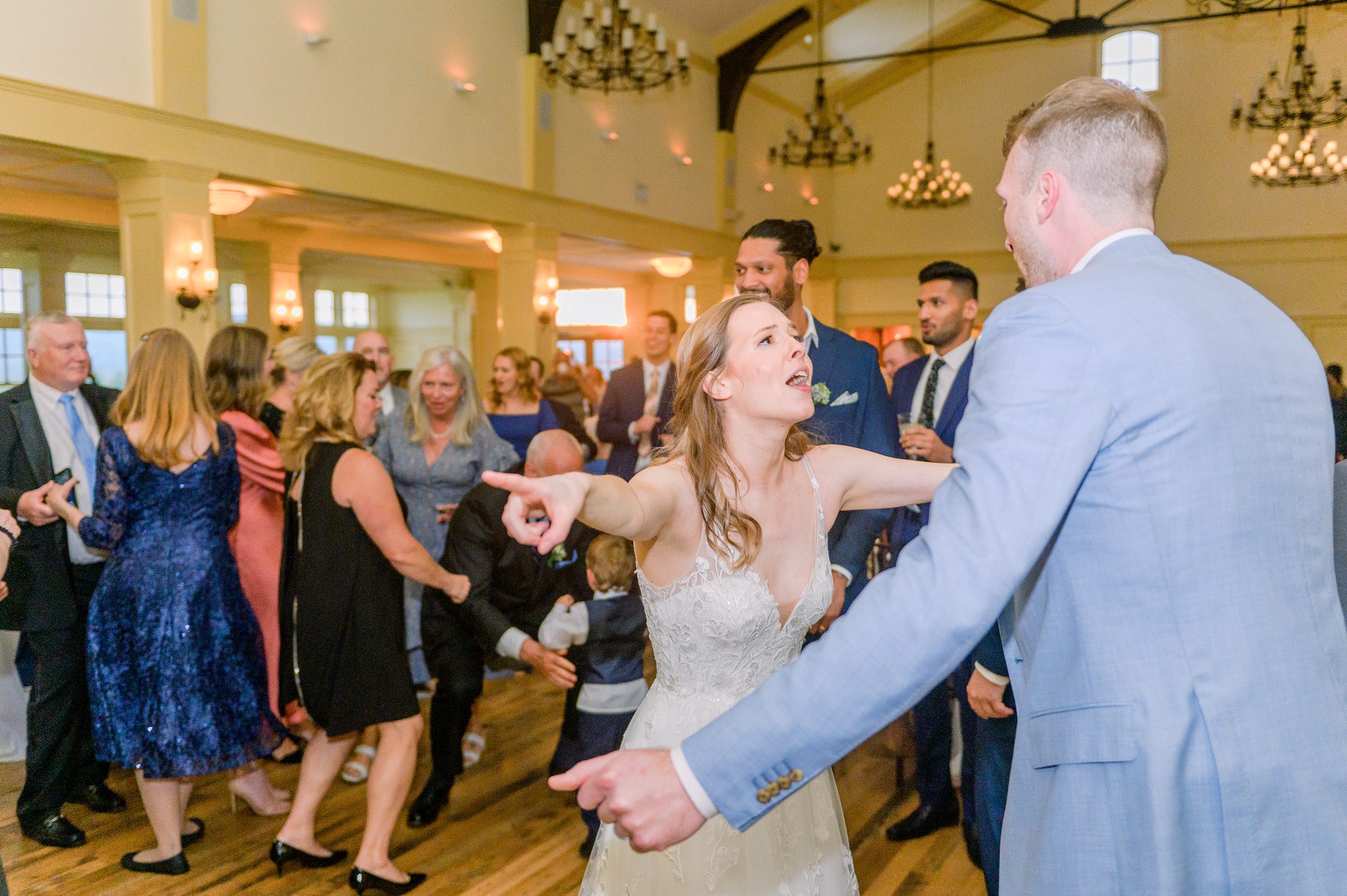 Light Blue Spring wedding day at Catoctin Hall at Musket Ridge Photographed by Baltimore Wedding Photographer Cait Kramer Photography