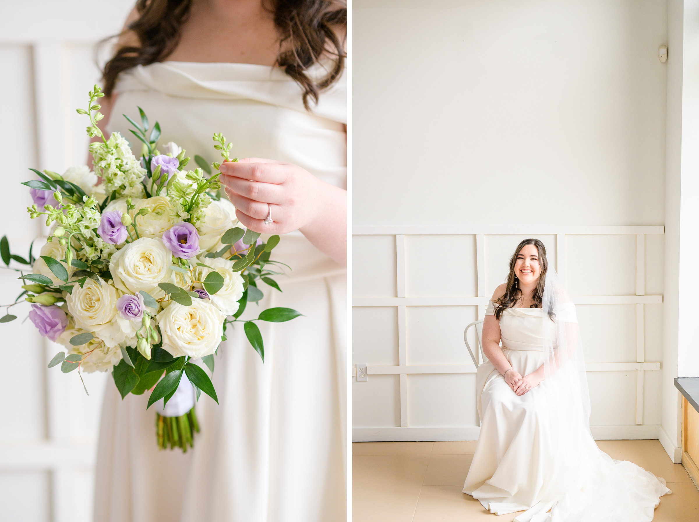 Lilac Spring wedding day at Glenmaura National Golf Club Photographed by Baltimore Wedding Photographer Cait Kramer Photography