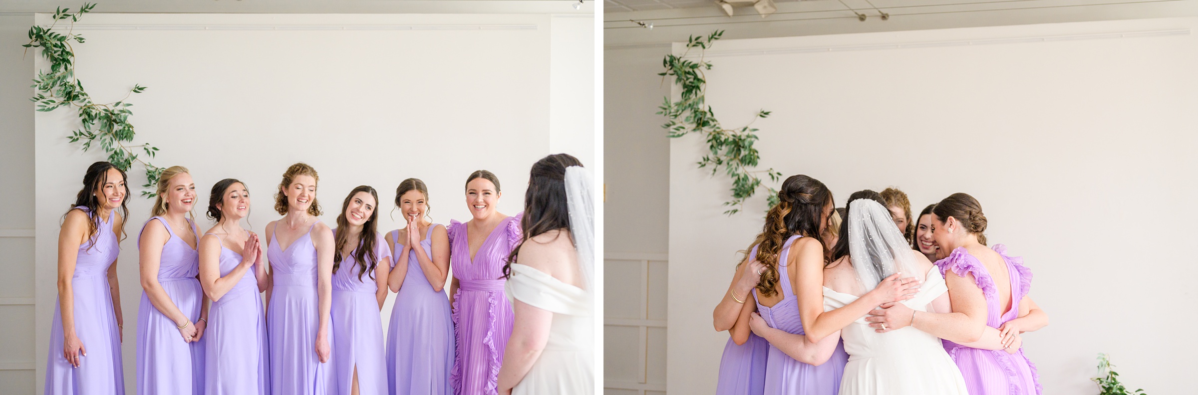 Lilac Spring wedding day at Glenmaura National Golf Club Photographed by Baltimore Wedding Photographer Cait Kramer Photography