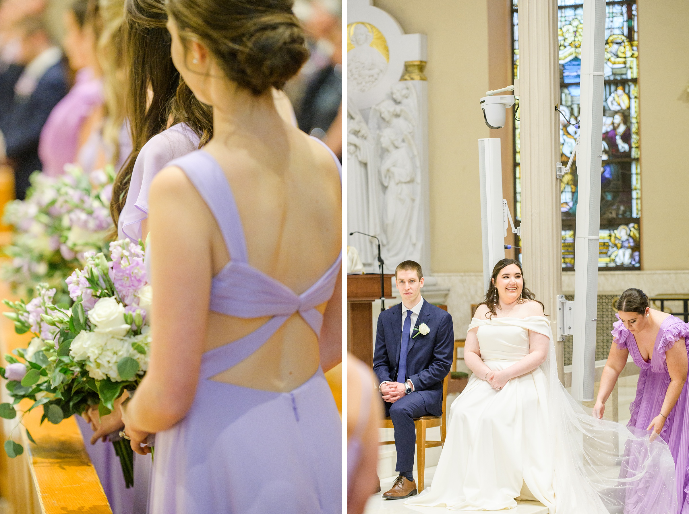 Lilac Spring wedding day at Glenmaura National Golf Club Photographed by Baltimore Wedding Photographer Cait Kramer Photography