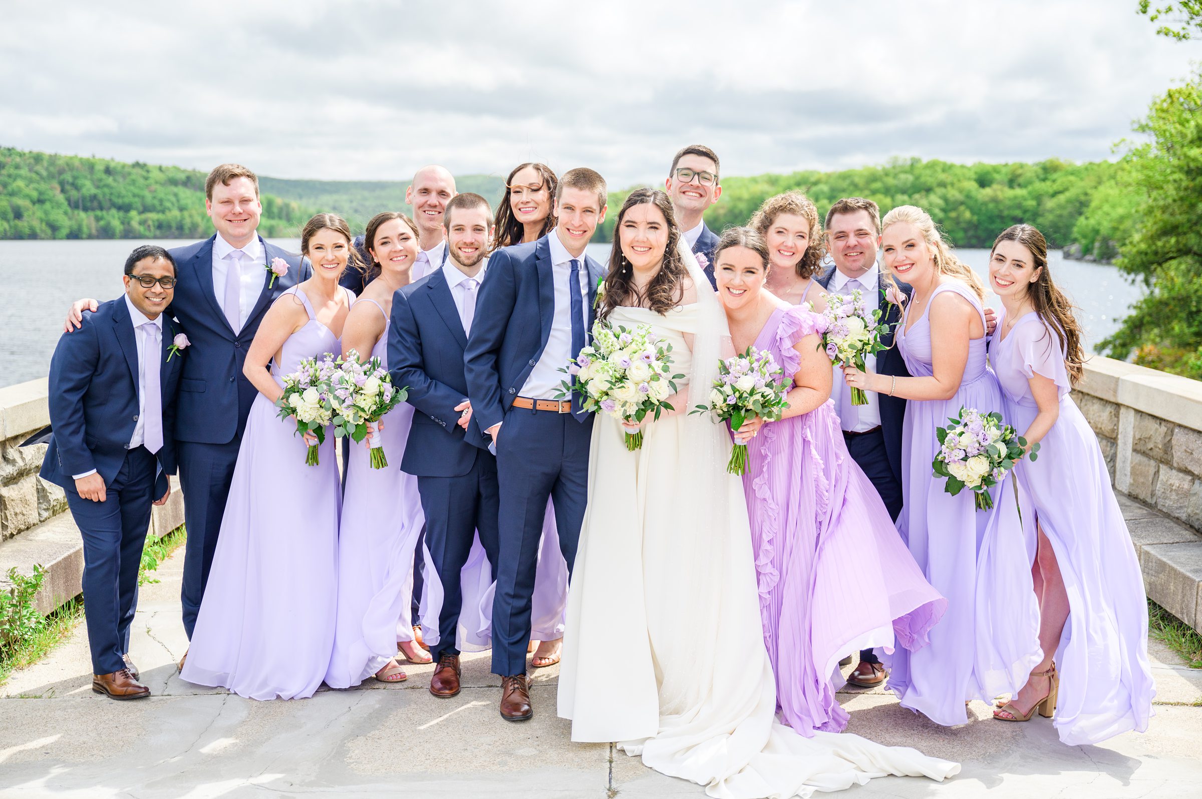 Lilac Spring wedding day at Glenmaura National Golf Club Photographed by Baltimore Wedding Photographer Cait Kramer Photography