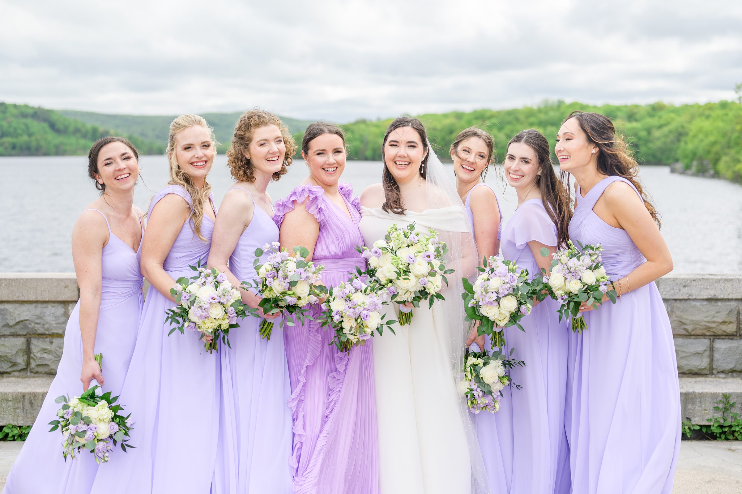 Lilac Spring wedding day at Glenmaura National Golf Club Photographed by Baltimore Wedding Photographer Cait Kramer Photography