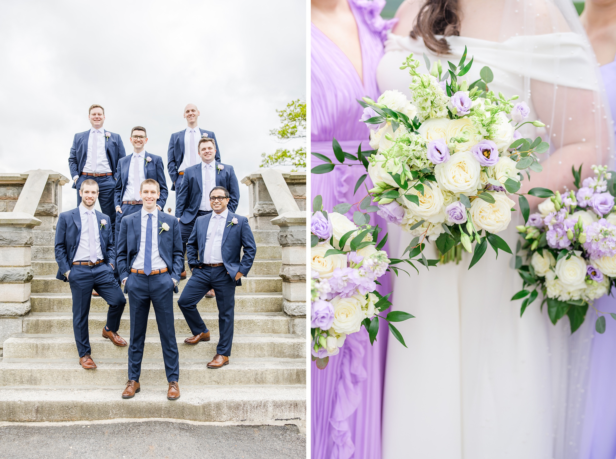 Lilac Spring wedding day at Glenmaura National Golf Club Photographed by Baltimore Wedding Photographer Cait Kramer Photography