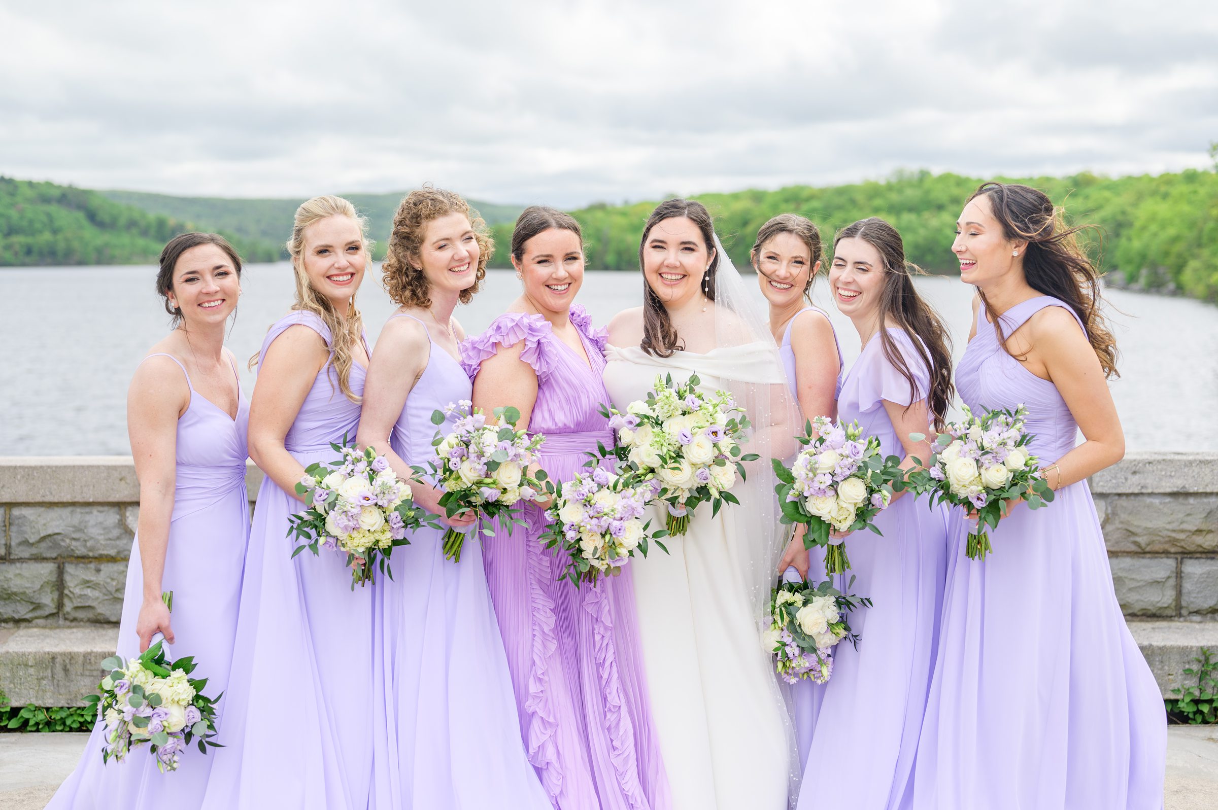 Lilac Spring wedding day at Glenmaura National Golf Club Photographed by Baltimore Wedding Photographer Cait Kramer Photography