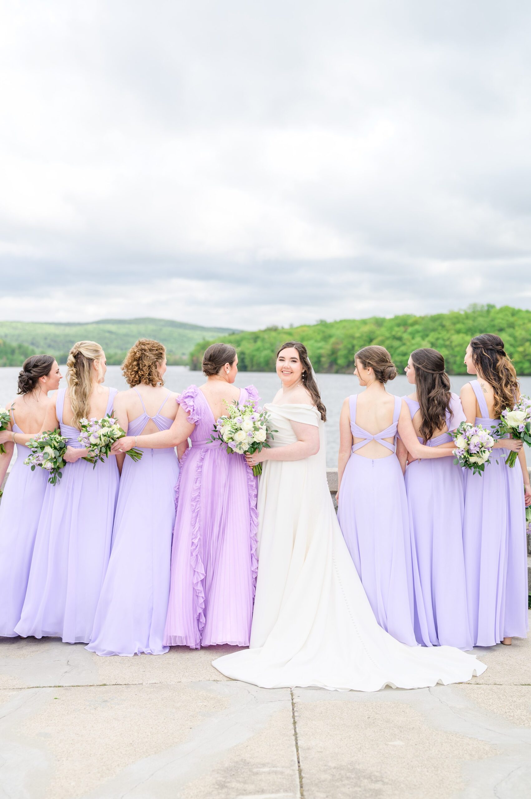 Lilac Spring wedding day at Glenmaura National Golf Club Photographed by Baltimore Wedding Photographer Cait Kramer Photography