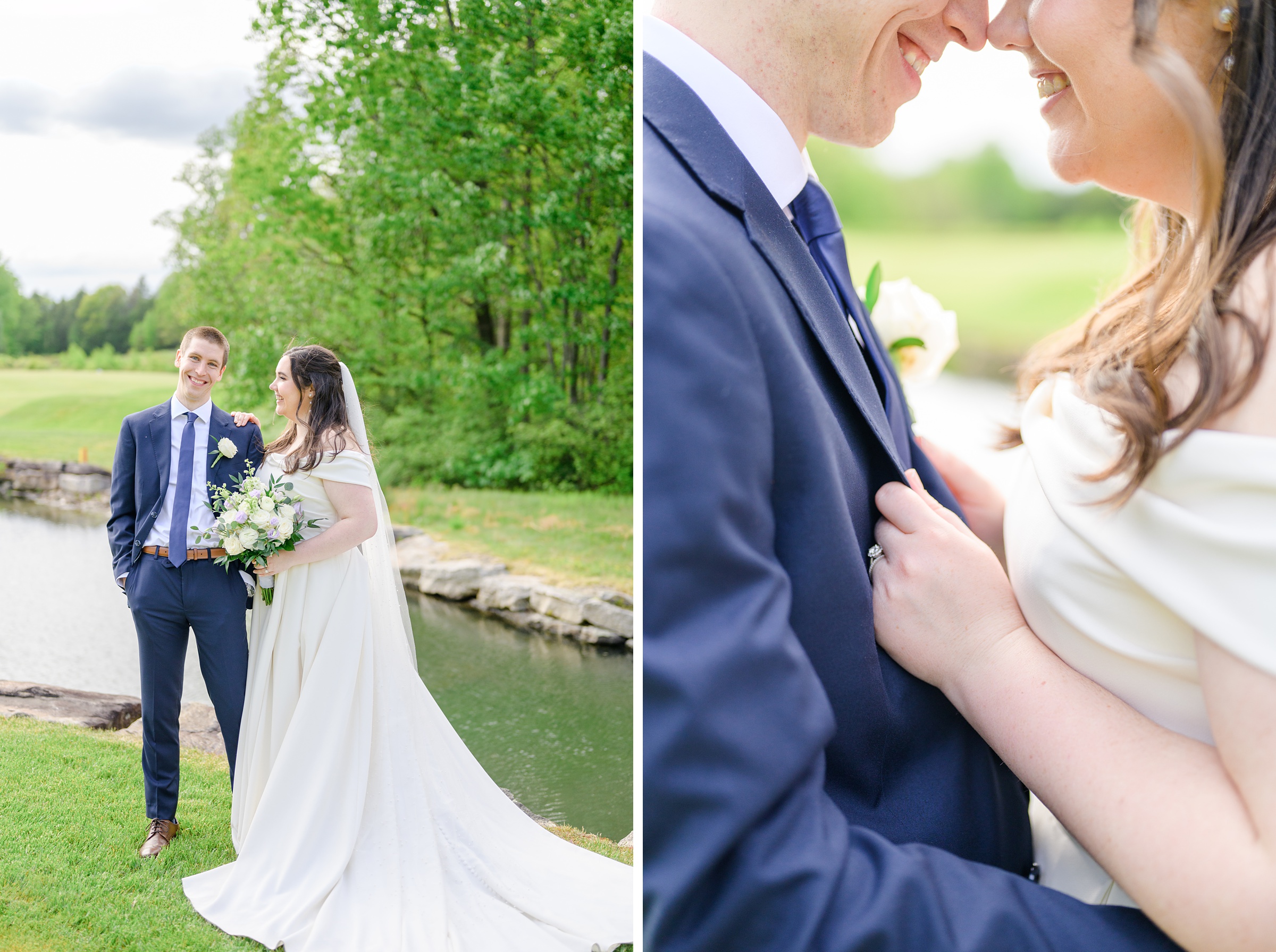 Lilac Spring wedding day at Glenmaura National Golf Club Photographed by Baltimore Wedding Photographer Cait Kramer Photography