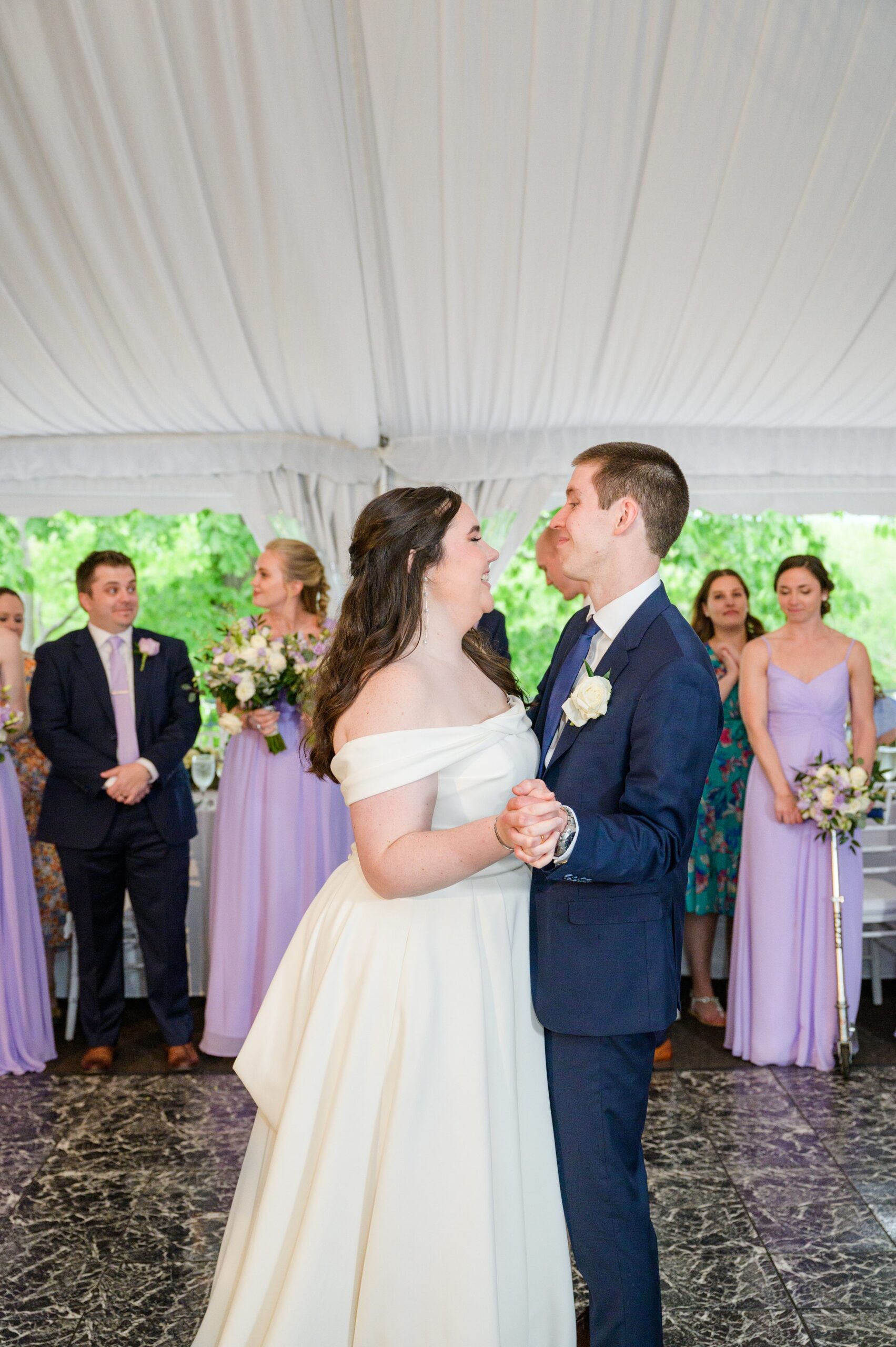 Lilac Spring wedding day at Glenmaura National Golf Club Photographed by Baltimore Wedding Photographer Cait Kramer Photography