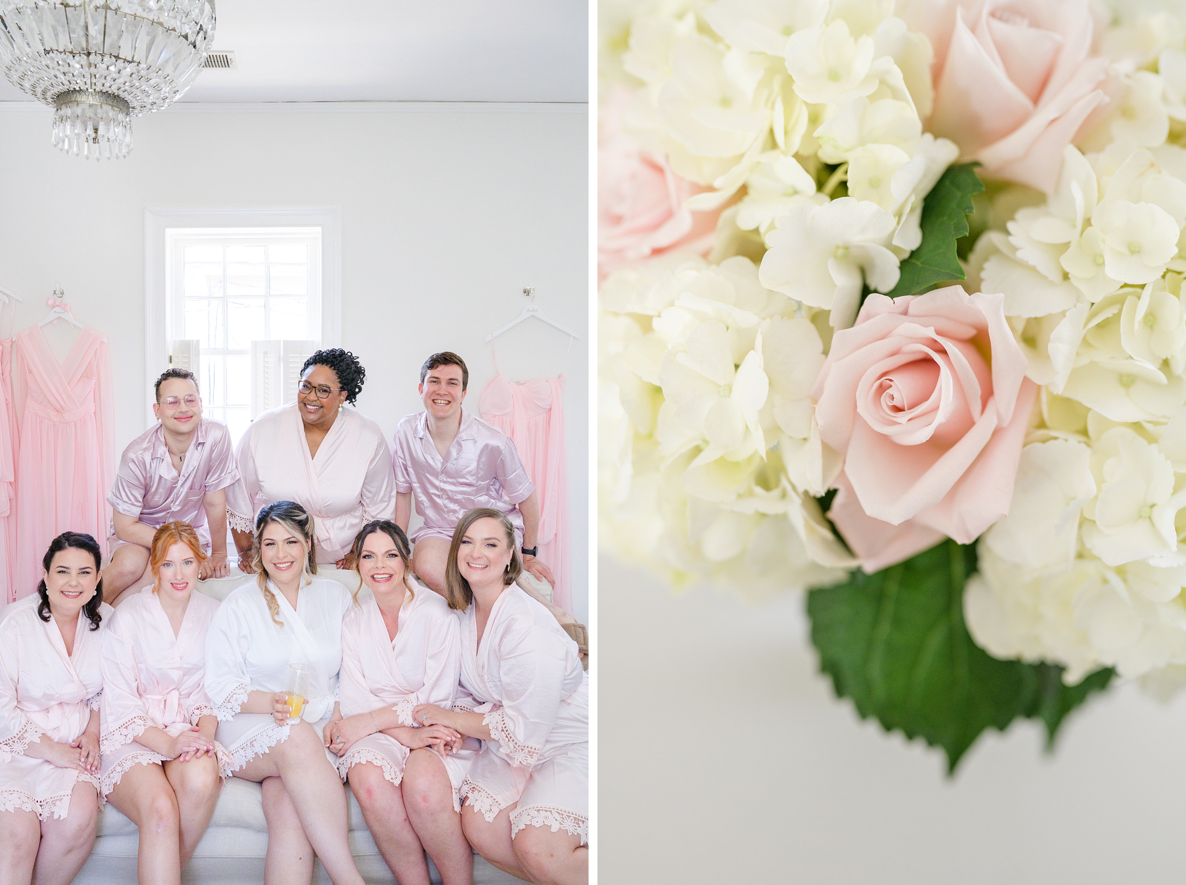 Blush and White Spring Wedding Day at Birkby House in Leesburg, Virginia Photographed by Baltimore Wedding Photographer Cait Kramer Photography