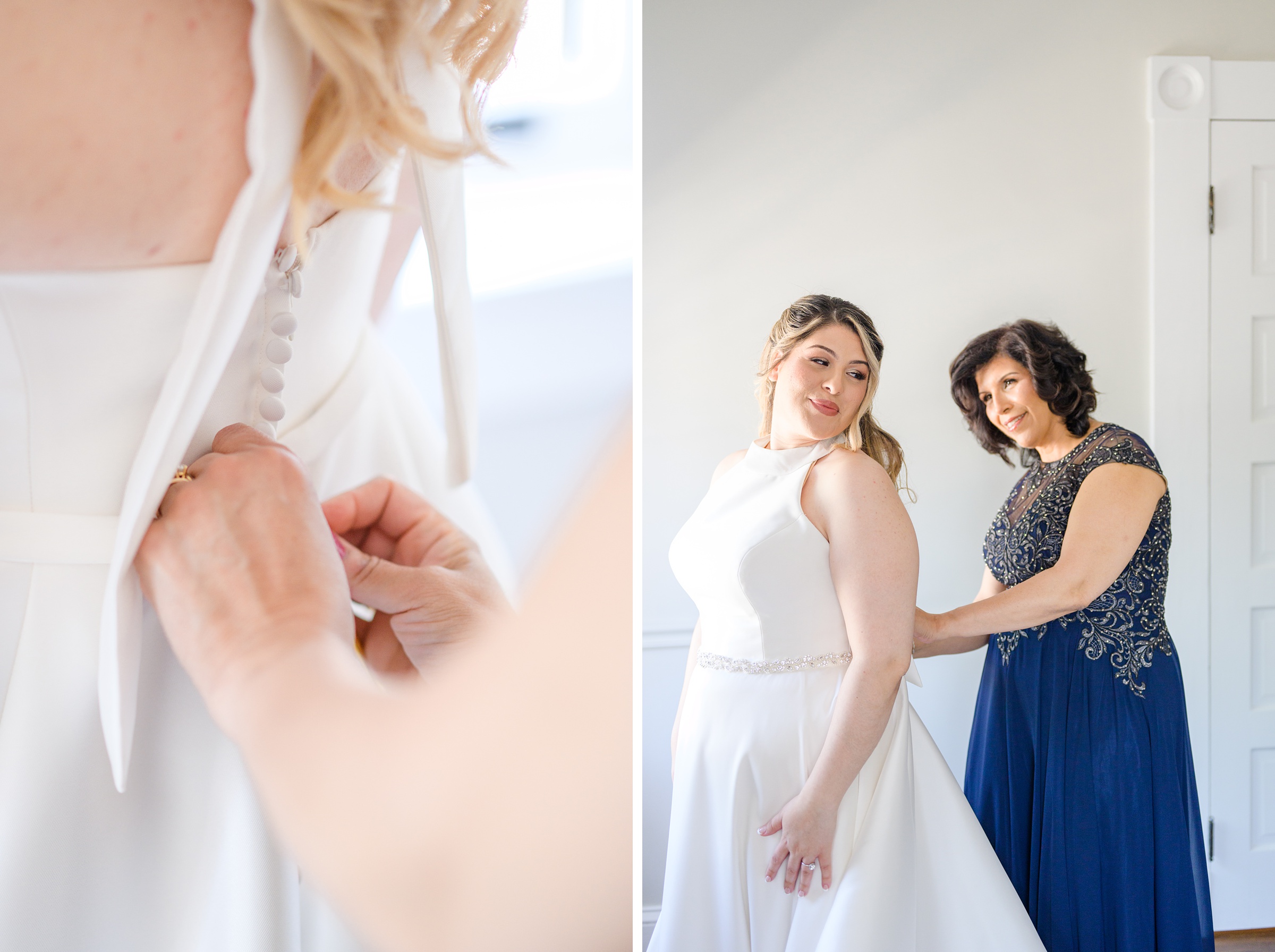 Blush and White Spring Wedding Day at Birkby House in Leesburg, Virginia Photographed by Baltimore Wedding Photographer Cait Kramer Photography