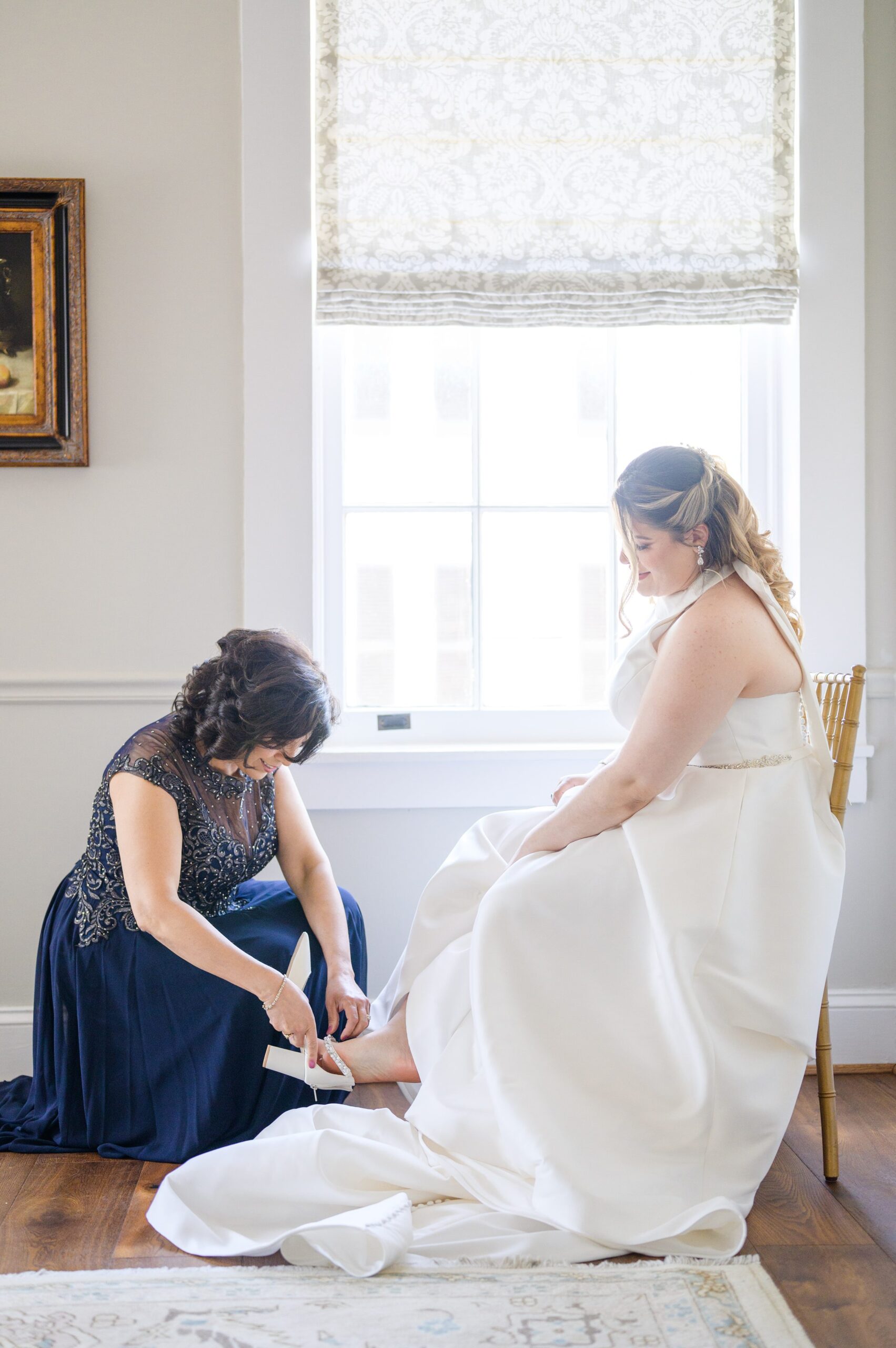 Blush and White Spring Wedding Day at Birkby House in Leesburg, Virginia Photographed by Baltimore Wedding Photographer Cait Kramer Photography