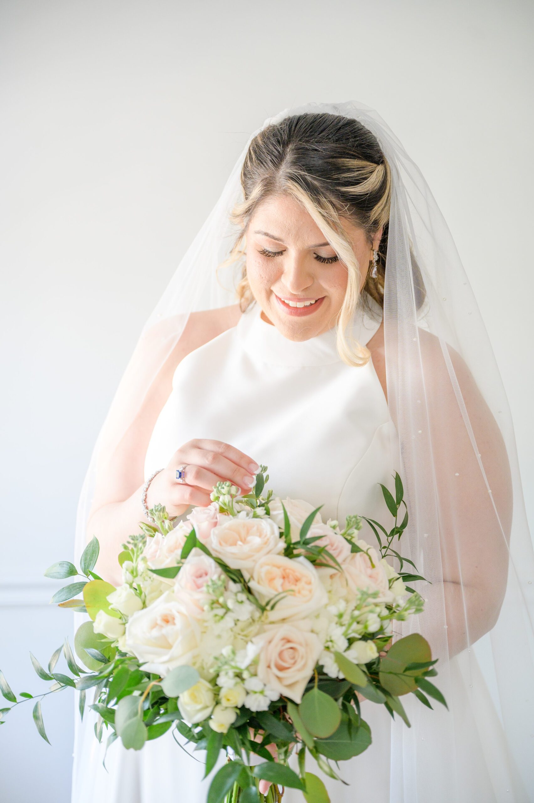 Blush and White Spring Wedding Day at Birkby House in Leesburg, Virginia Photographed by Baltimore Wedding Photographer Cait Kramer Photography