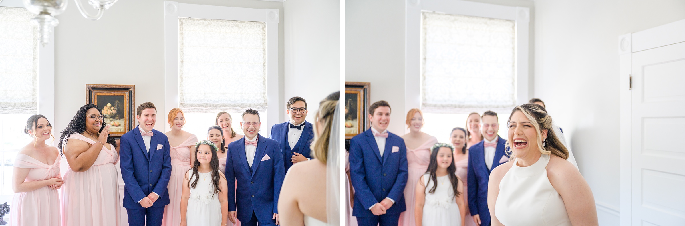 Blush and White Spring Wedding Day at Birkby House in Leesburg, Virginia Photographed by Baltimore Wedding Photographer Cait Kramer Photography