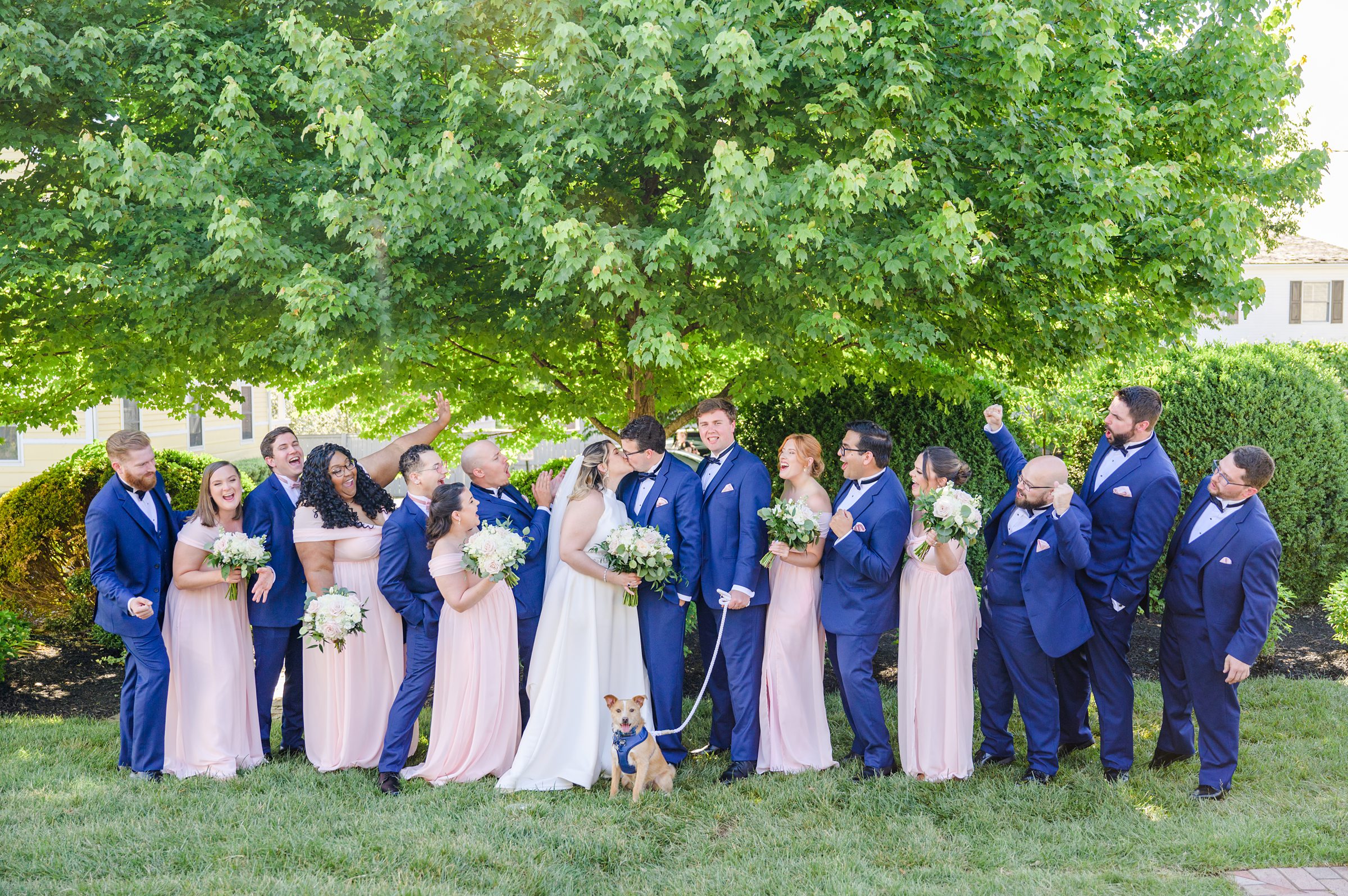 Blush and White Spring Wedding Day at Birkby House in Leesburg, Virginia Photographed by Baltimore Wedding Photographer Cait Kramer Photography