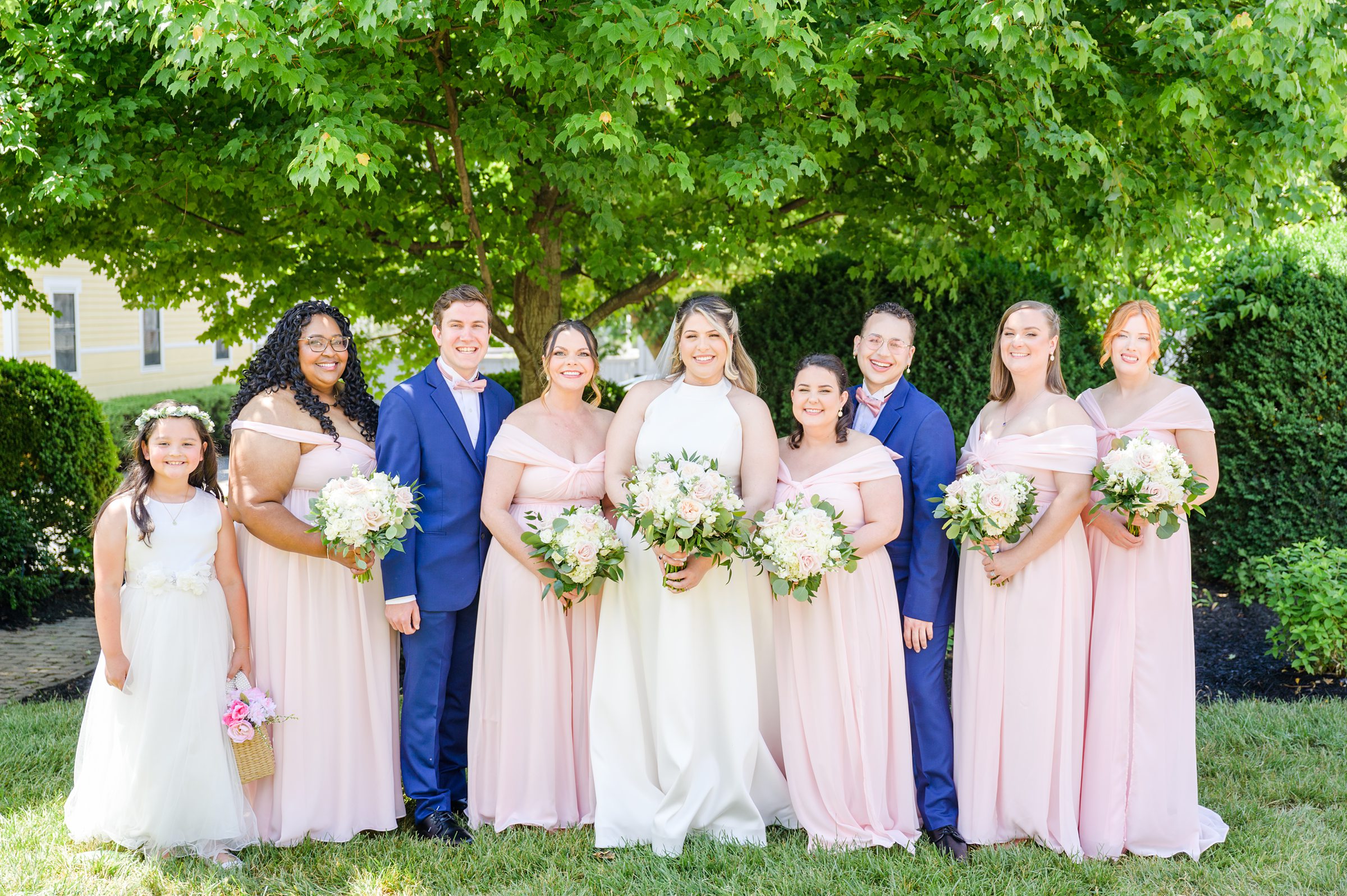 Blush and White Spring Wedding Day at Birkby House in Leesburg, Virginia Photographed by Baltimore Wedding Photographer Cait Kramer Photography