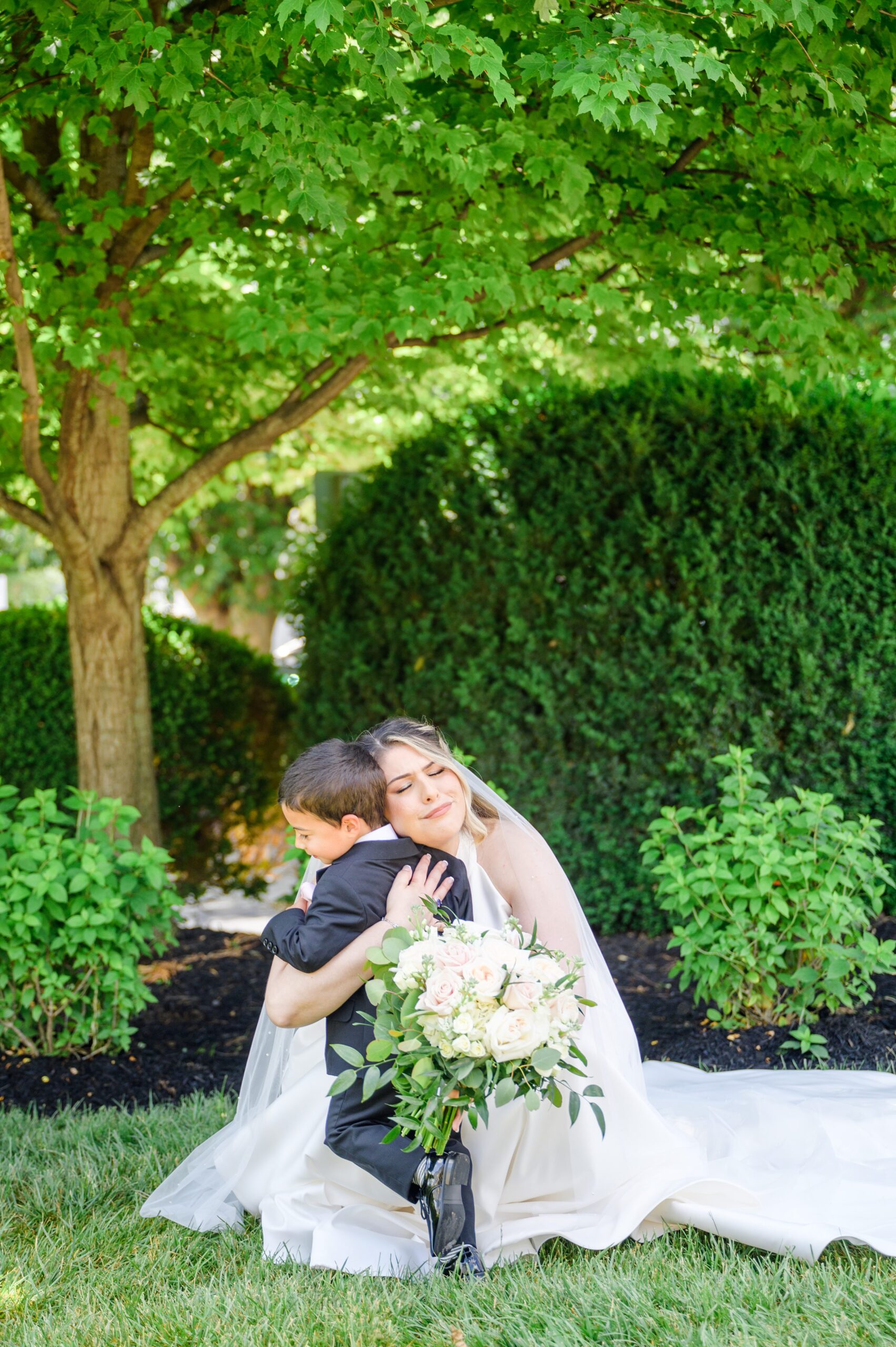 Blush and White Spring Wedding Day at Birkby House in Leesburg, Virginia Photographed by Baltimore Wedding Photographer Cait Kramer Photography