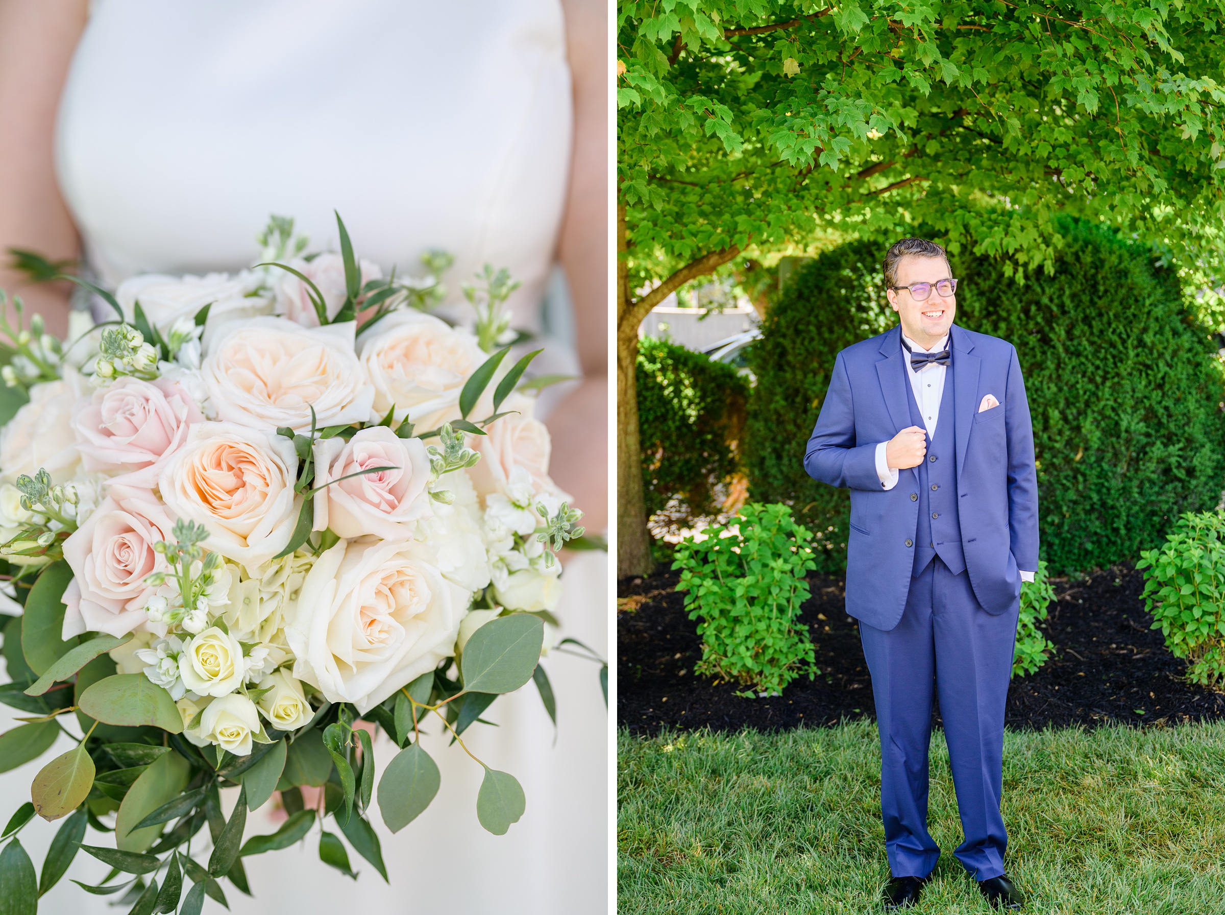 Blush and White Spring Wedding Day at Birkby House in Leesburg, Virginia Photographed by Baltimore Wedding Photographer Cait Kramer Photography