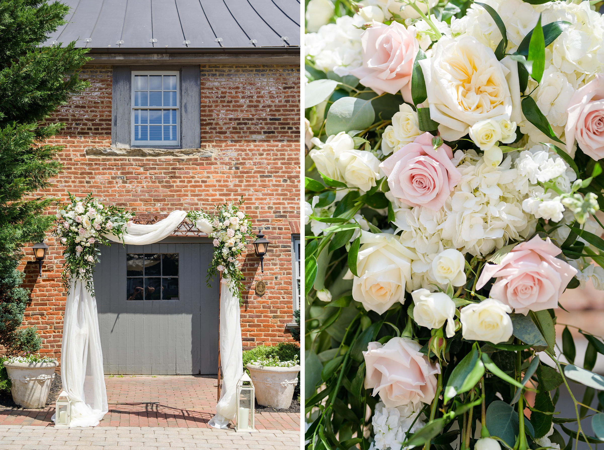 Blush and White Spring Wedding Day at Birkby House in Leesburg, Virginia Photographed by Baltimore Wedding Photographer Cait Kramer Photography