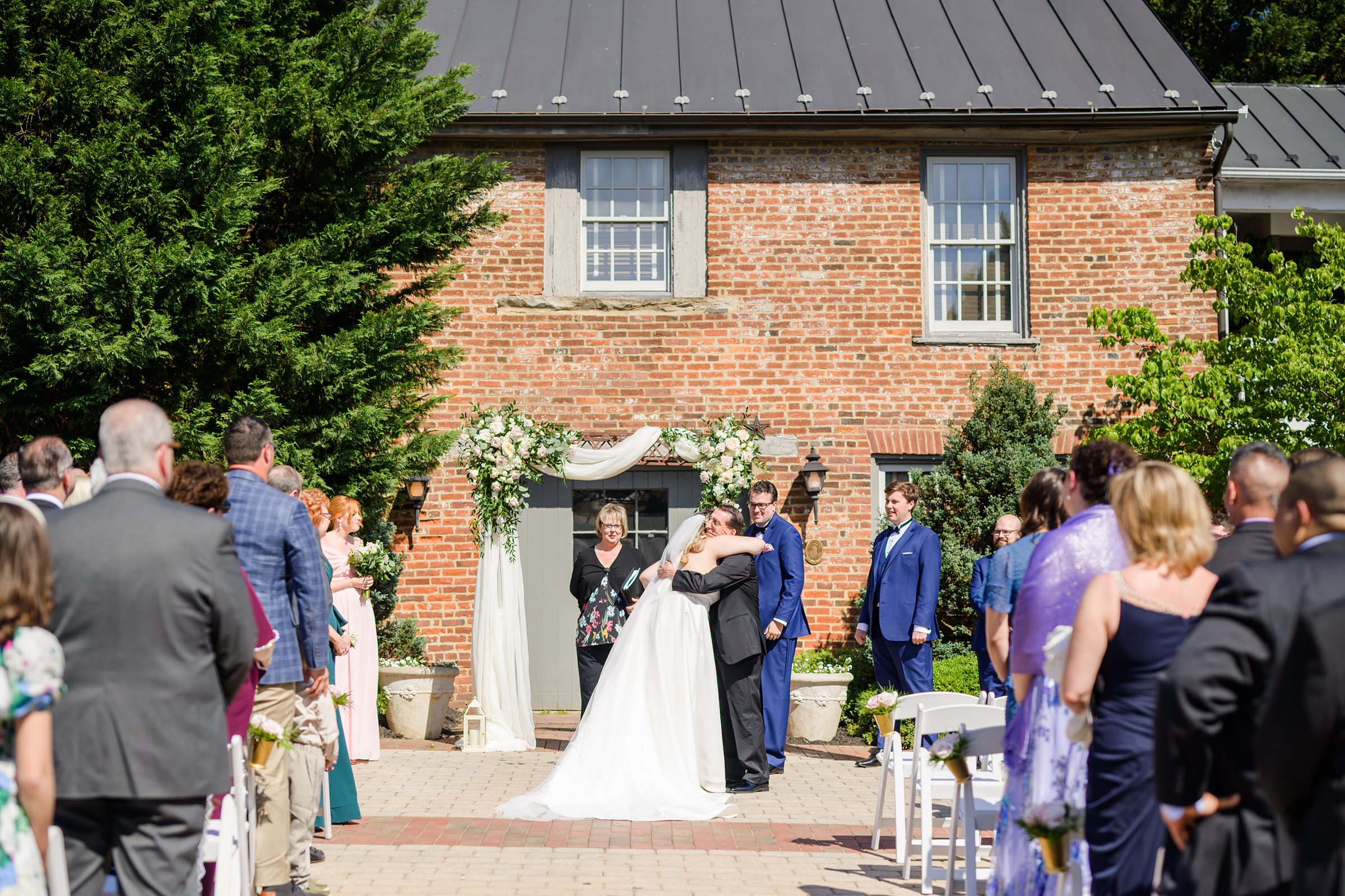 Blush and White Spring Wedding Day at Birkby House in Leesburg, Virginia Photographed by Baltimore Wedding Photographer Cait Kramer Photography