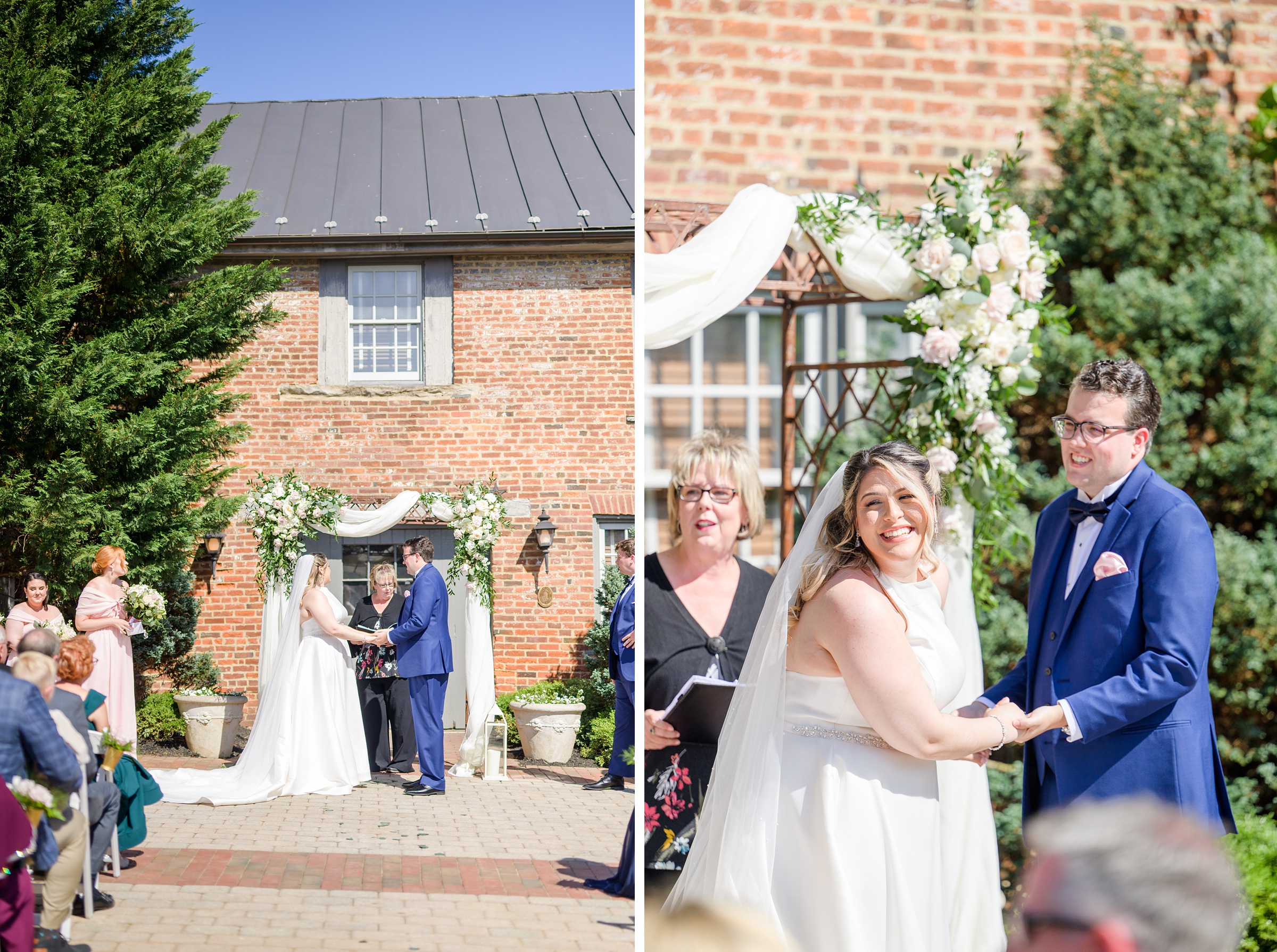 Blush and White Spring Wedding Day at Birkby House in Leesburg, Virginia Photographed by Baltimore Wedding Photographer Cait Kramer Photography