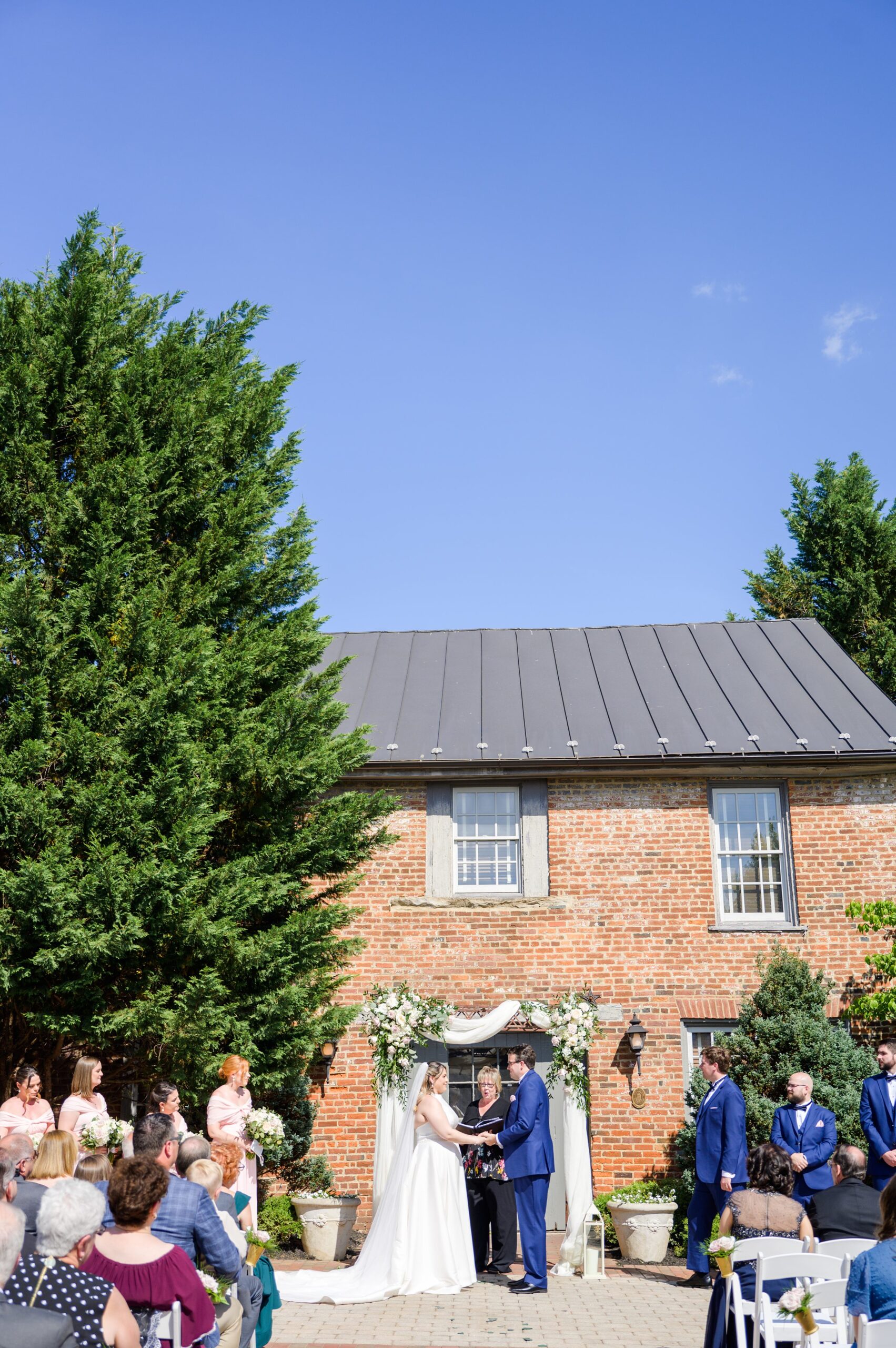 Blush and White Spring Wedding Day at Birkby House in Leesburg, Virginia Photographed by Baltimore Wedding Photographer Cait Kramer Photography