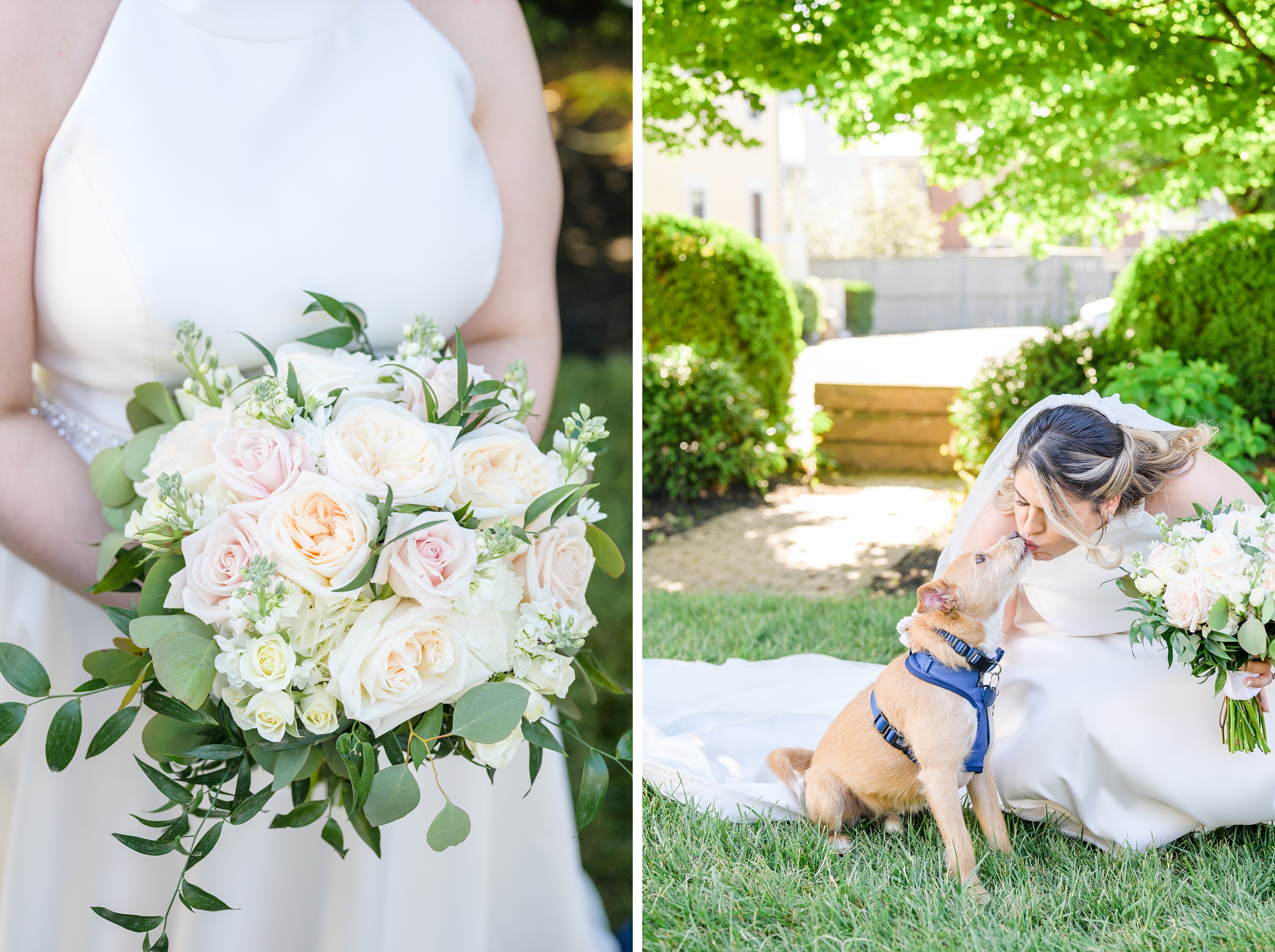 Blush and White Spring Wedding Day at Birkby House in Leesburg, Virginia Photographed by Baltimore Wedding Photographer Cait Kramer Photography