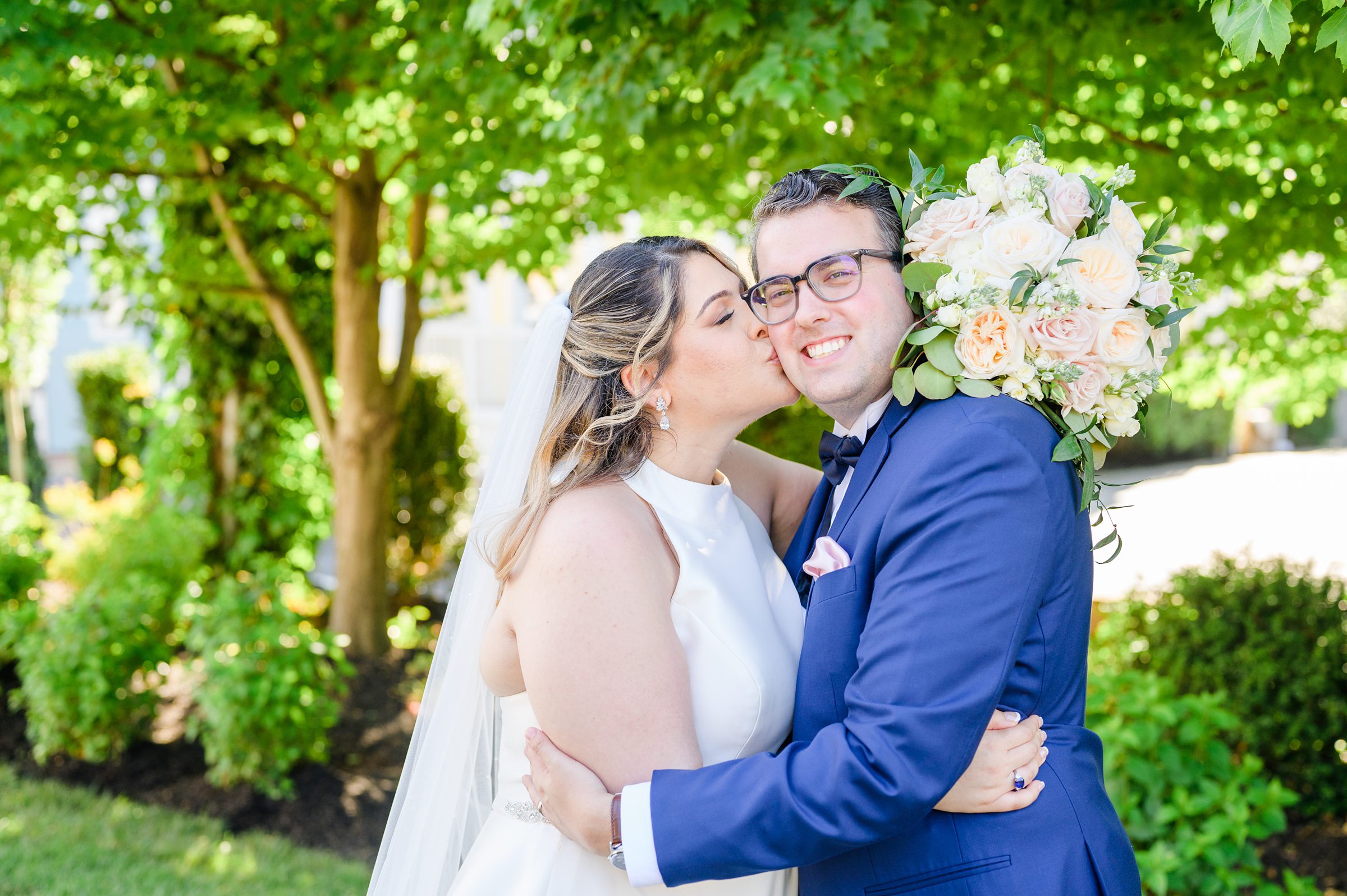 Blush and White Spring Wedding Day at Birkby House in Leesburg, Virginia Photographed by Baltimore Wedding Photographer Cait Kramer Photography