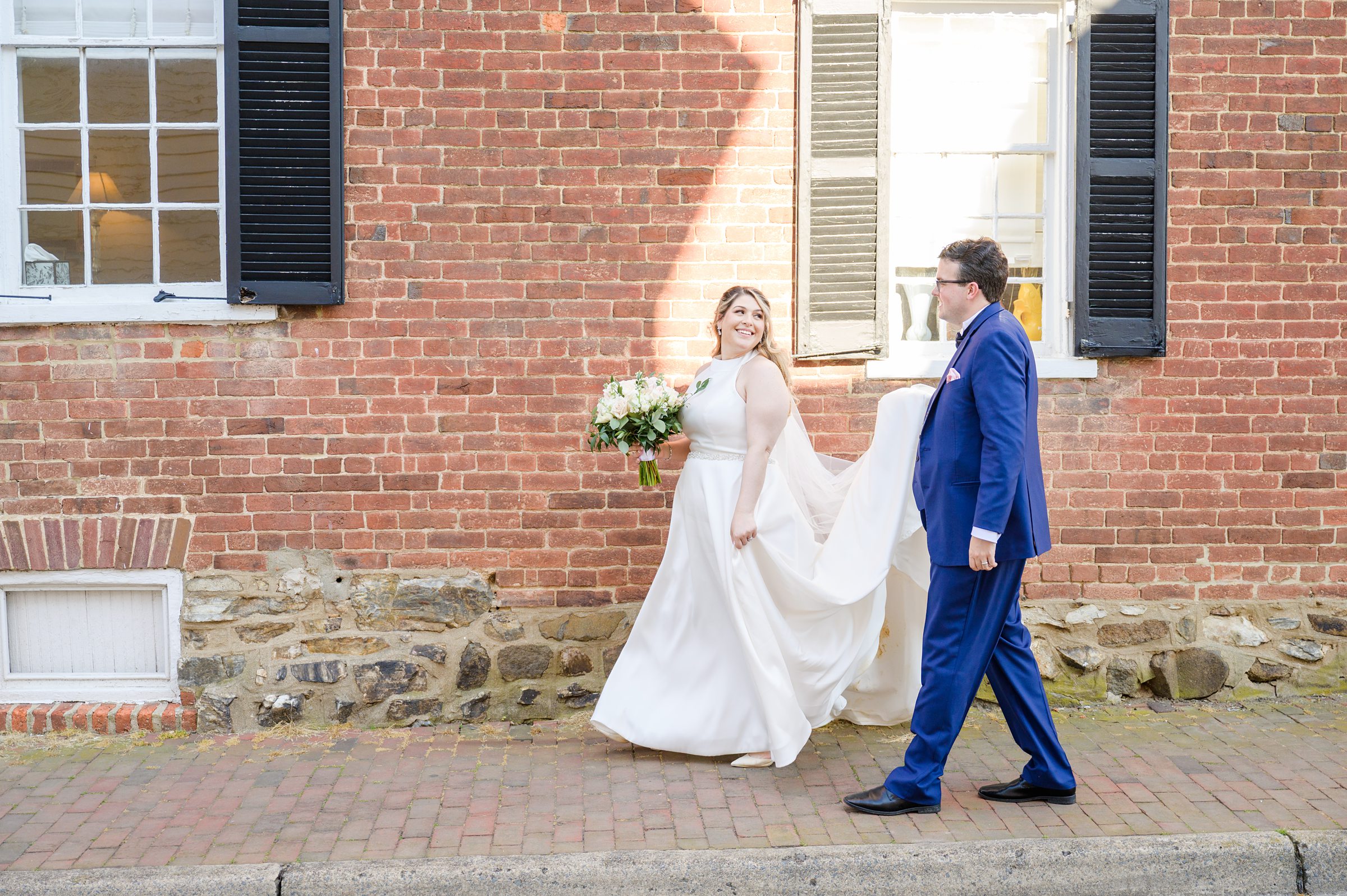 Blush and White Spring Wedding Day at Birkby House in Leesburg, Virginia Photographed by Baltimore Wedding Photographer Cait Kramer Photography