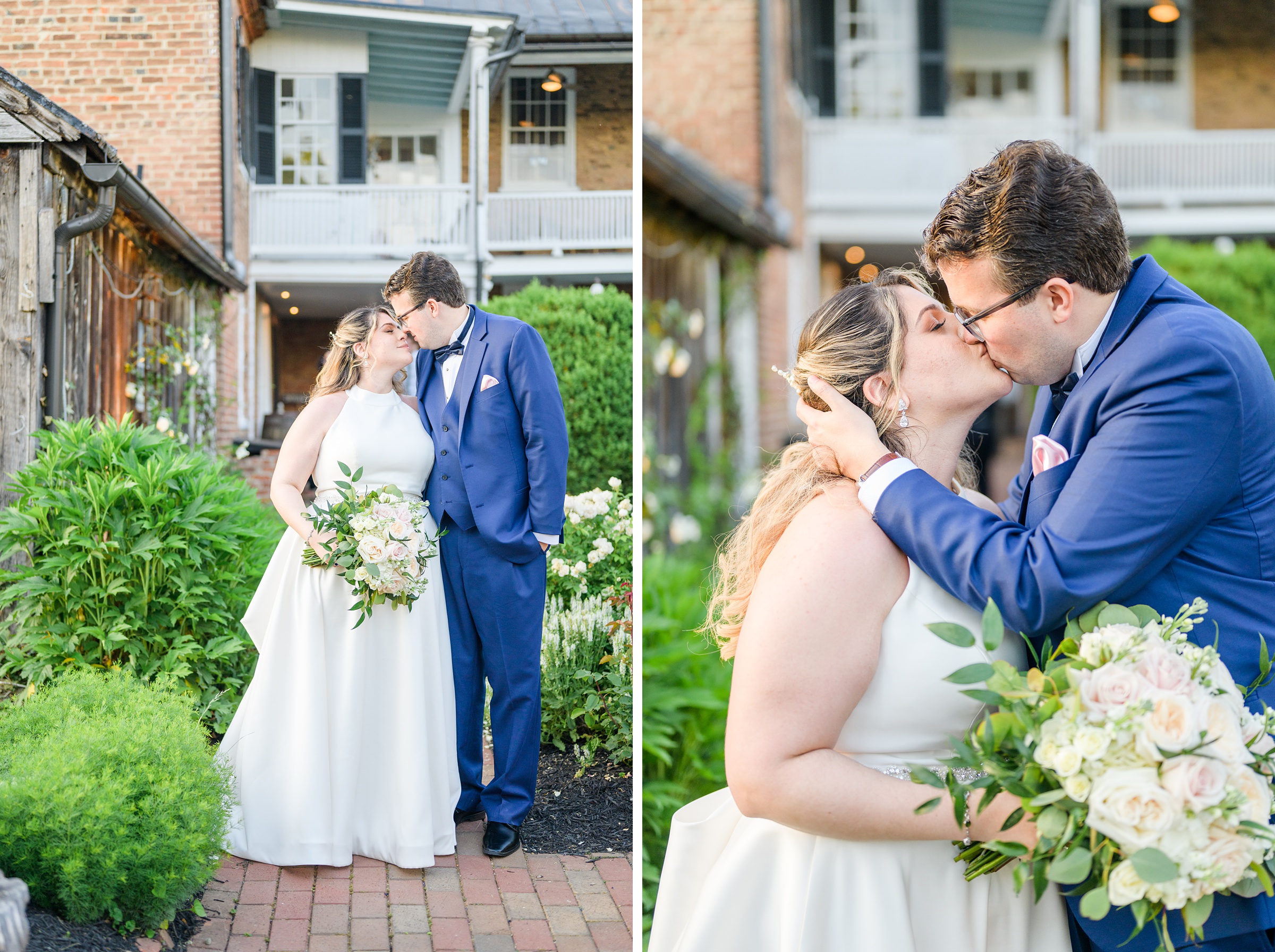 Blush and White Spring Wedding Day at Birkby House in Leesburg, Virginia Photographed by Baltimore Wedding Photographer Cait Kramer Photography