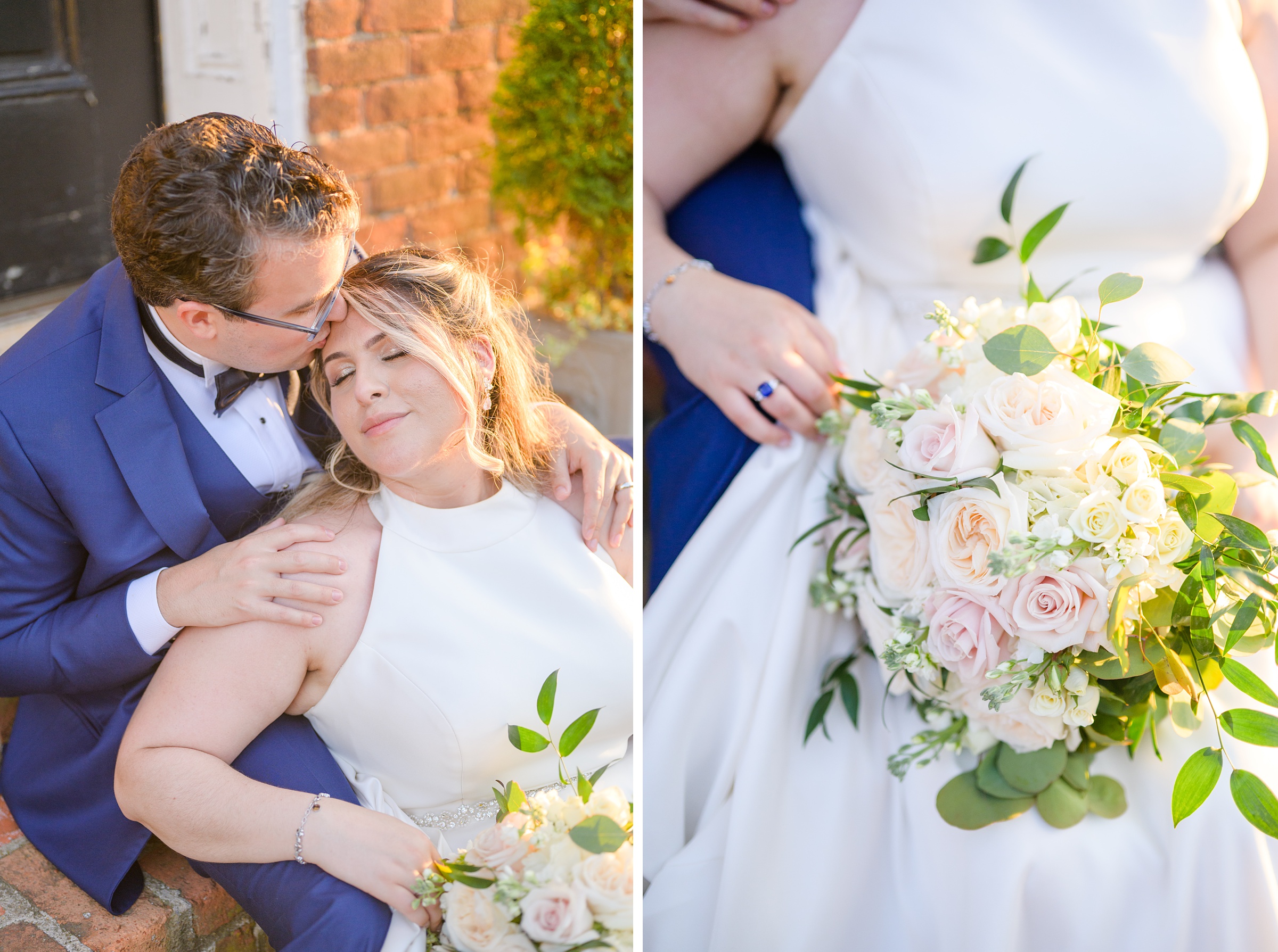 Blush and White Spring Wedding Day at Birkby House in Leesburg, Virginia Photographed by Baltimore Wedding Photographer Cait Kramer Photography