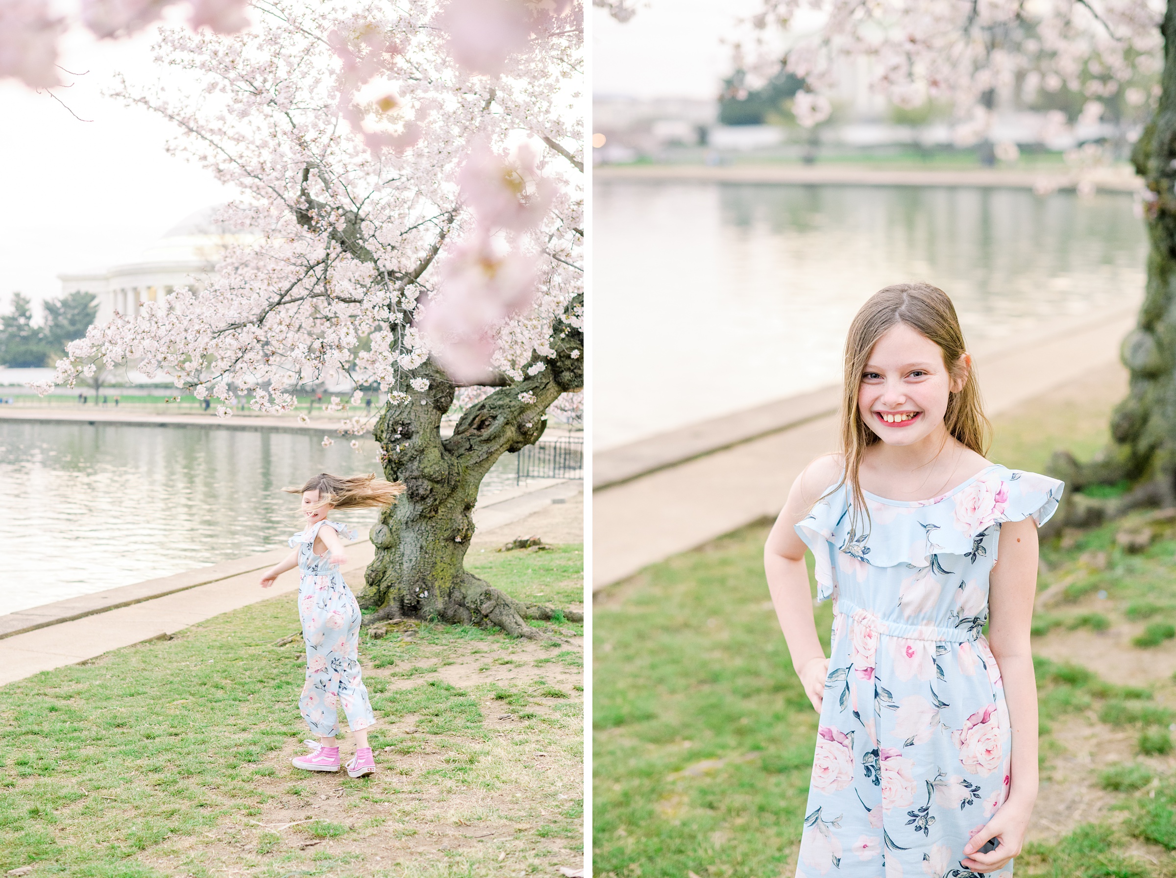 DC Cherry Blossom Mini Portrait Sessions Photographed by Baltimore Portrait Photographer Cait Kramer Photography
