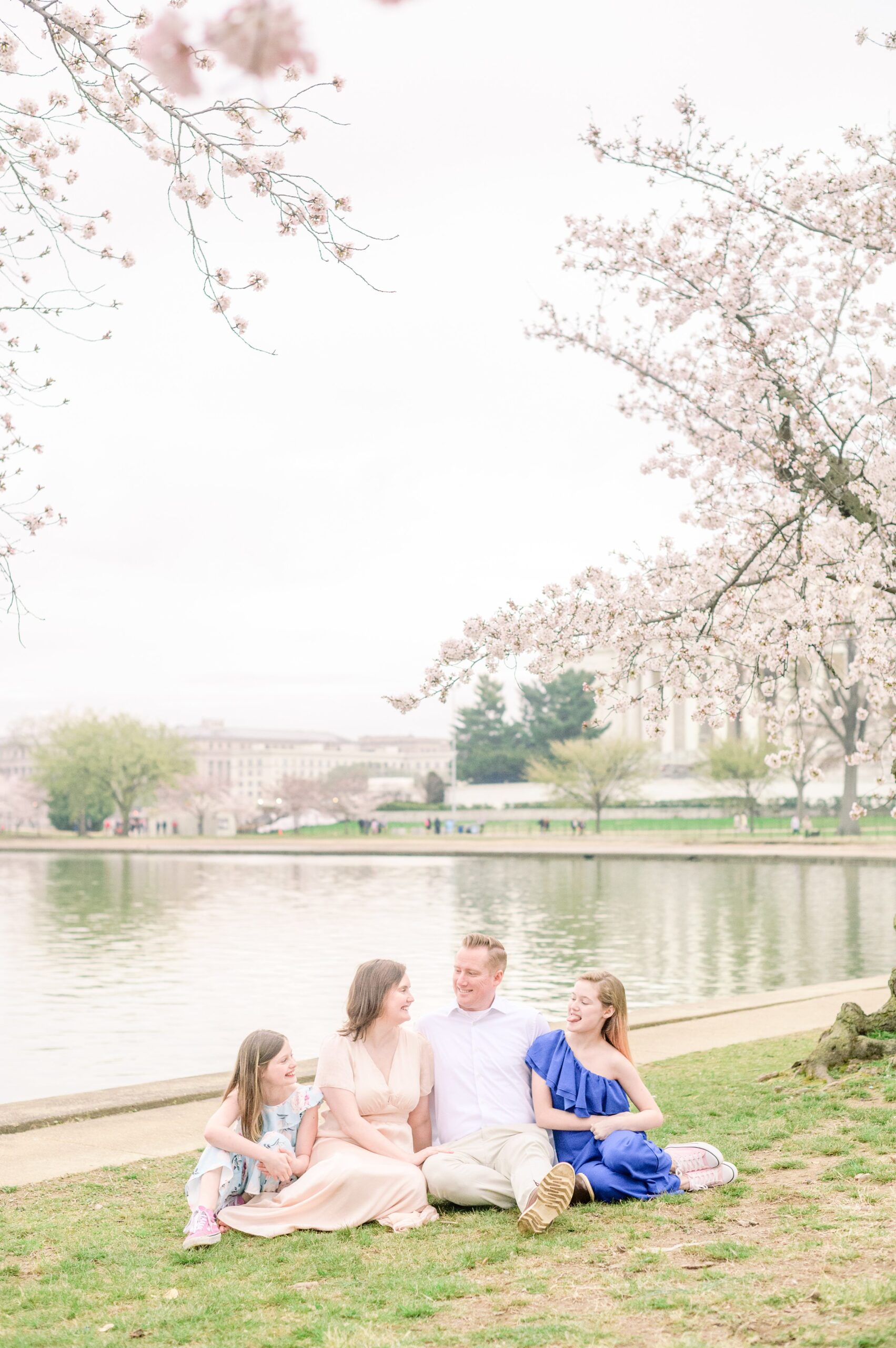 DC Cherry Blossom Mini Portrait Sessions Photographed by Baltimore Portrait Photographer Cait Kramer Photography